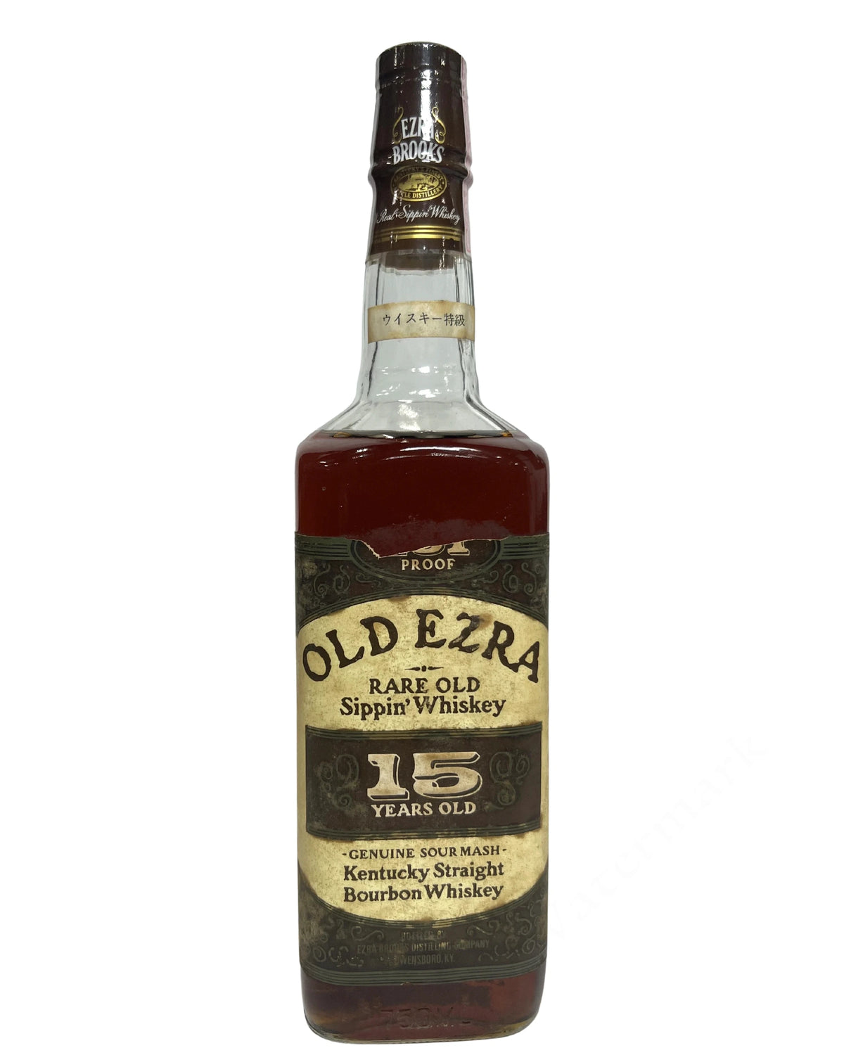 Old Ezra Rare Old 15 Year Kentucky Straight Bourbon – Aged 