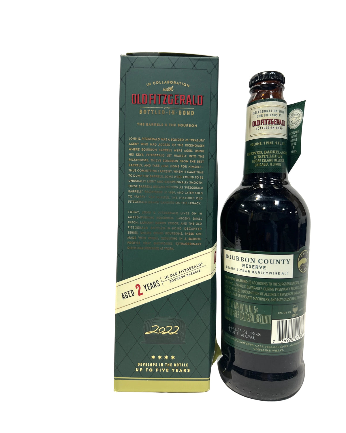 Old Fitzgerald Goose Island Bourbon County Stout 2022 750ml