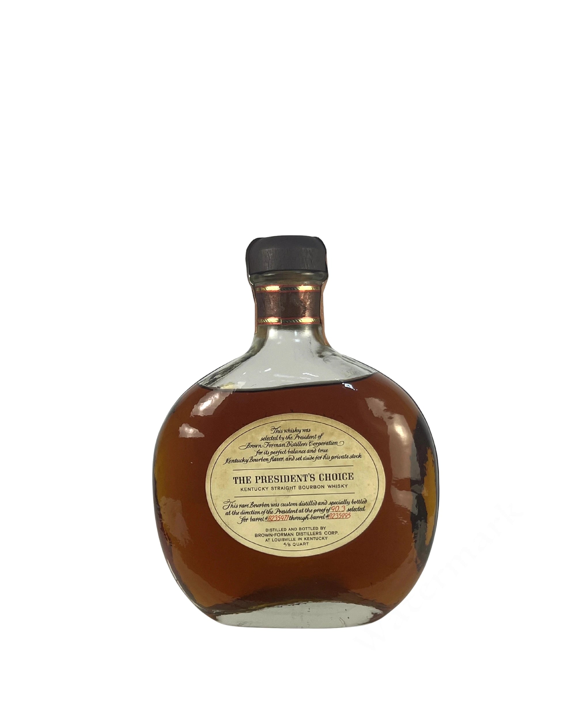 Old Forester's President's Choice 1970's