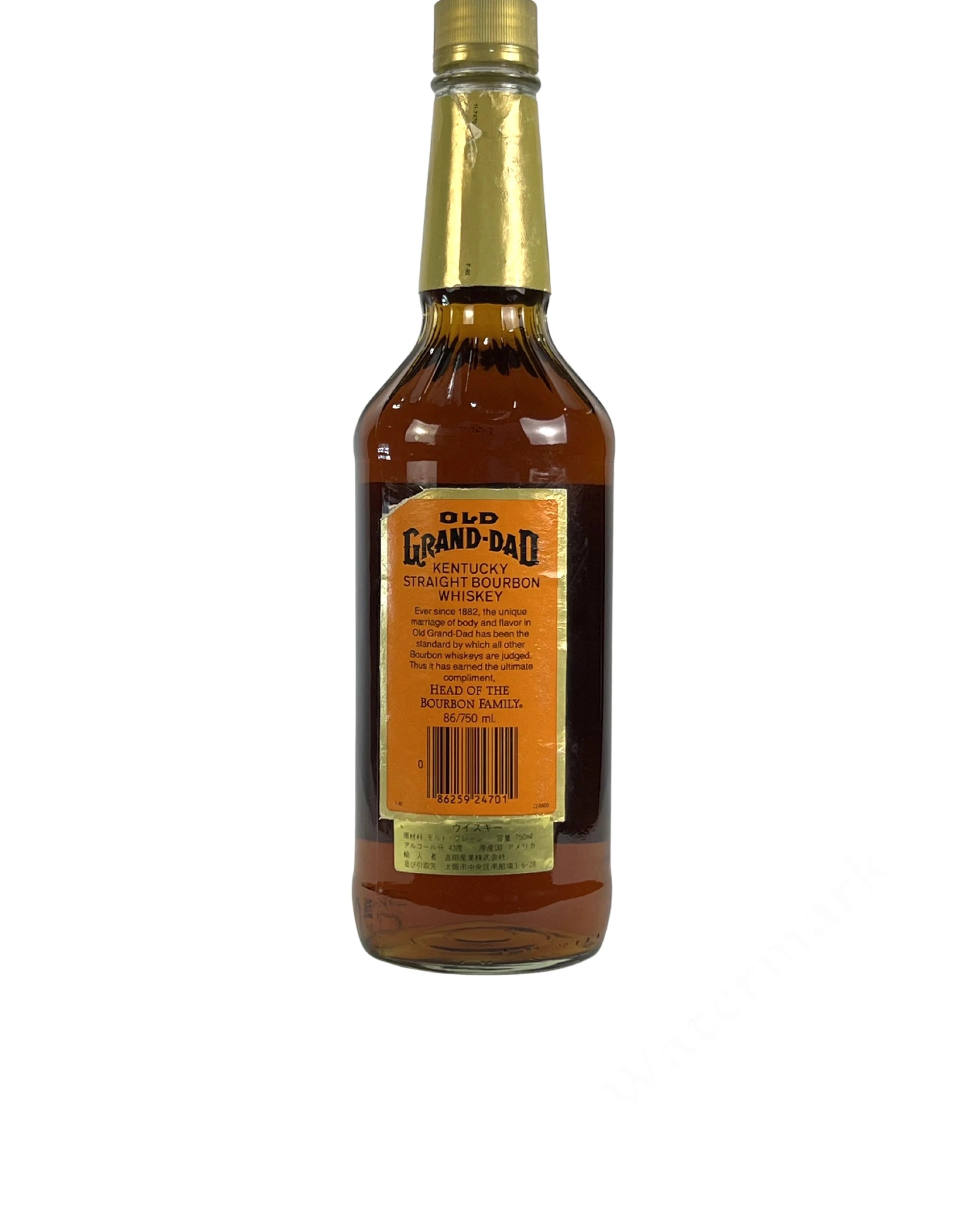Old Grand-Dad Kentucky Straight Bourbon Whiskey 1991