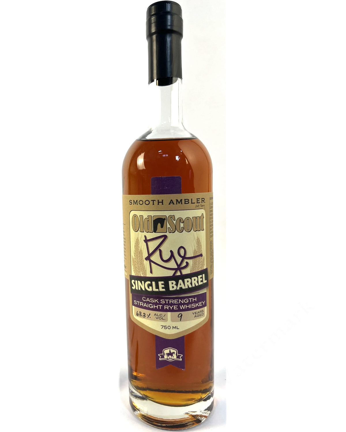 Smooth Ambler Old Scout 9 Year Rye Whiskey 126.6 Proof 750ml (2015)