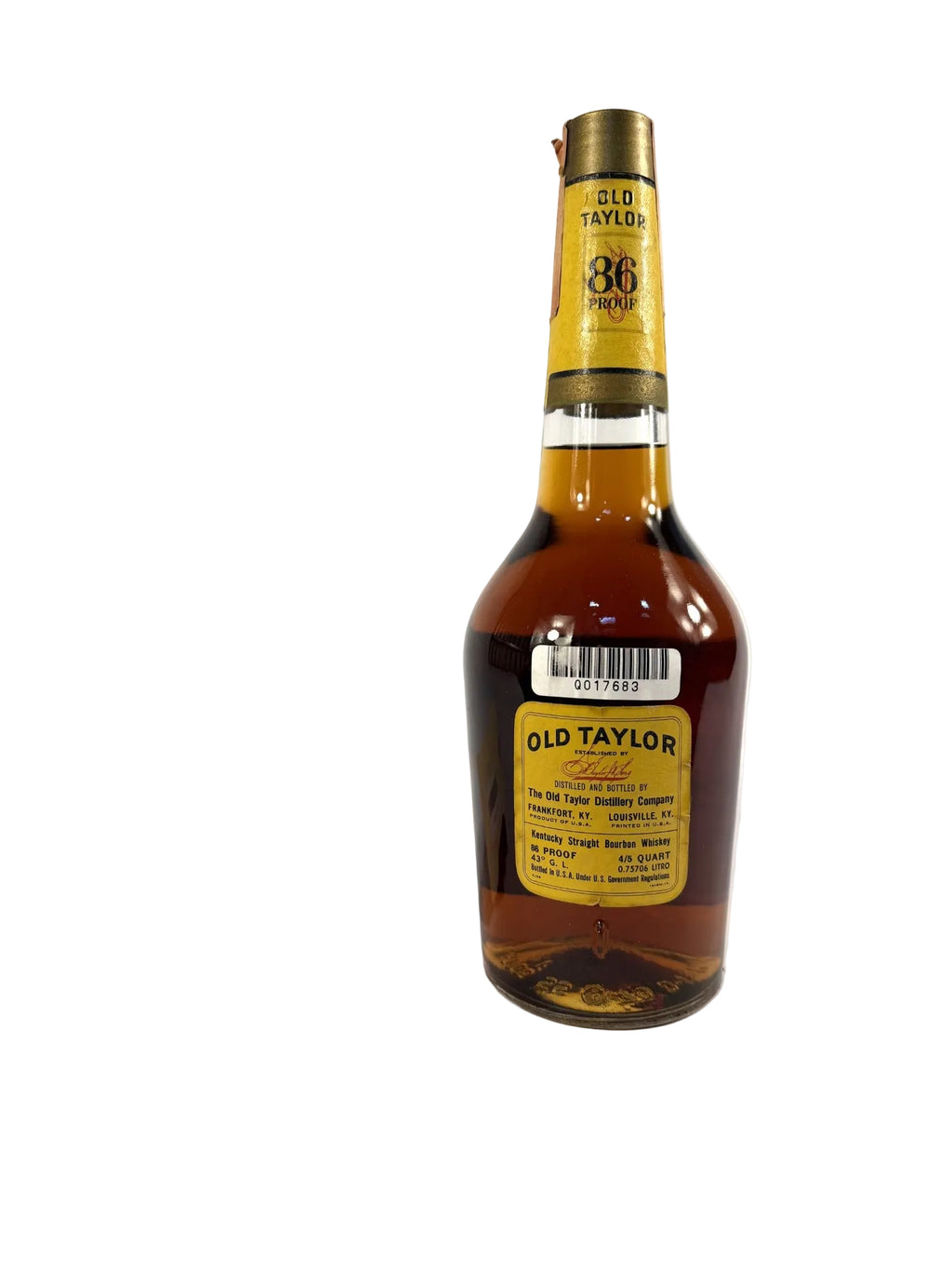 Old Taylor 86pf. 1969 (National Distillers) 4/5 Quart