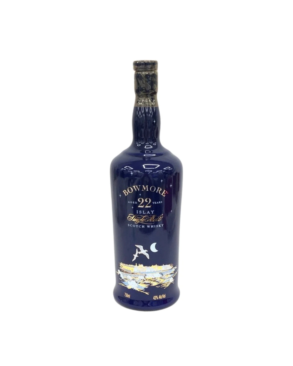 PRE-ARRIVAL Bowmore 22 Year Ceramic Gulls / Moonlight 86 Proof 750ml (comes in 2–3 weeks)