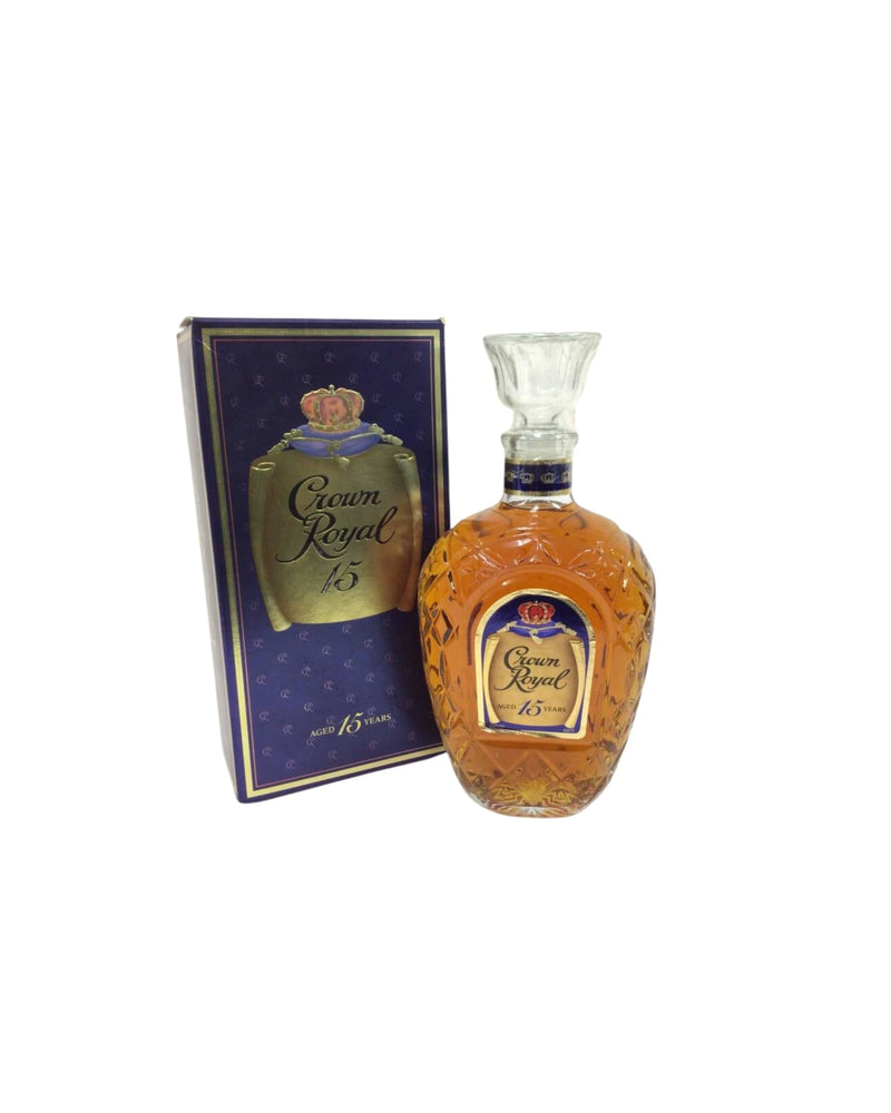 PRE-ARRIVAL Crown Royal 15-Year Paper Label 1990's with box 80 Proof 750ml (comes in 2–3 weeks)