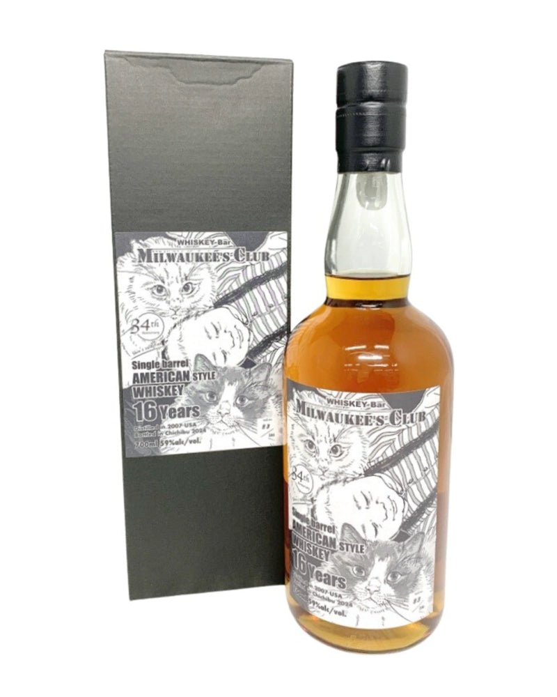 PRE-ARRIVAL Milwaukee's Club 34th Anniversary (Wild Turkey) 16 Years 118 Proof 700ml (comes in 2–3 weeks)