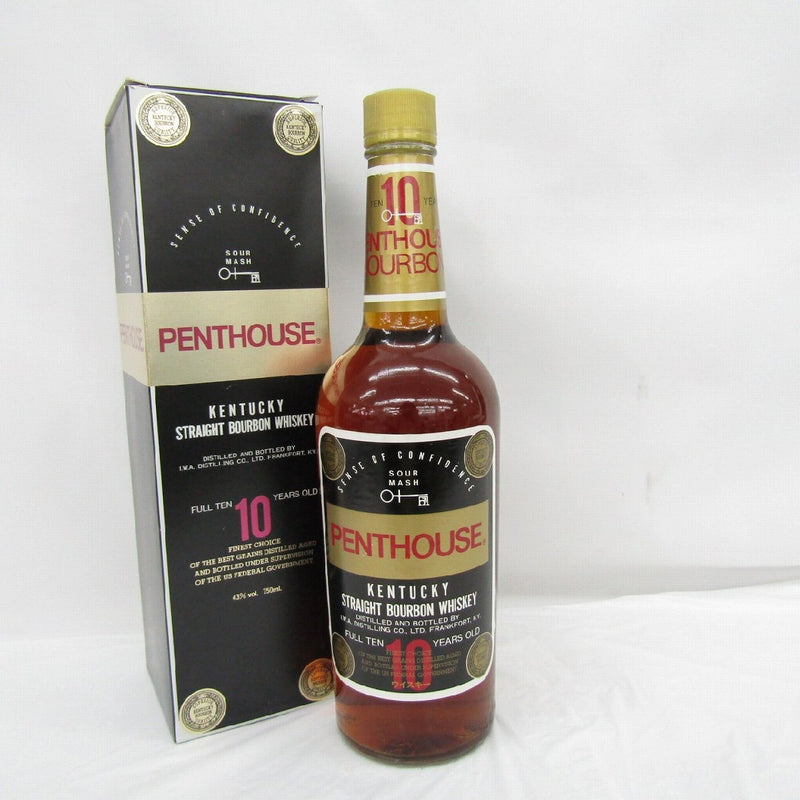 Penthouse Bourbon 10-year (Buffalo Trace), 89 on glass