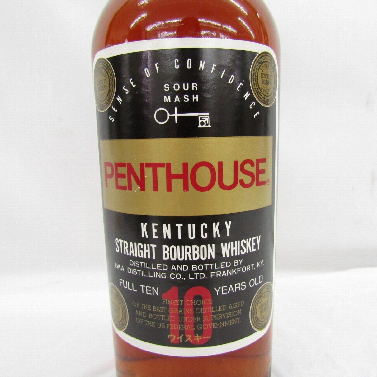 Penthouse Bourbon 10-year (Buffalo Trace), 89 on glass