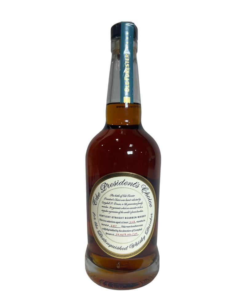 Old Forester President's Choice Kentucky Straight Bourbon Whiskey (2025) 118.9 Proof 750ml