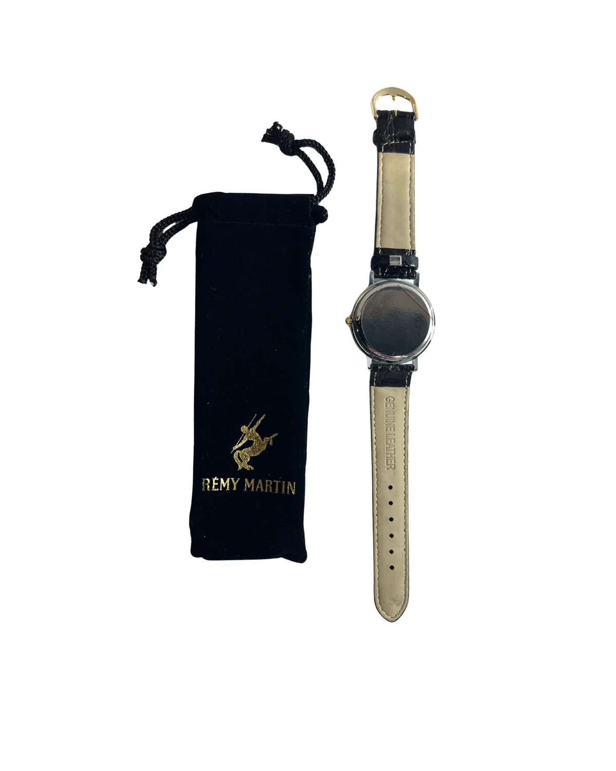 Rémy Martin Quartz Wristwatch (Black Leather Band)