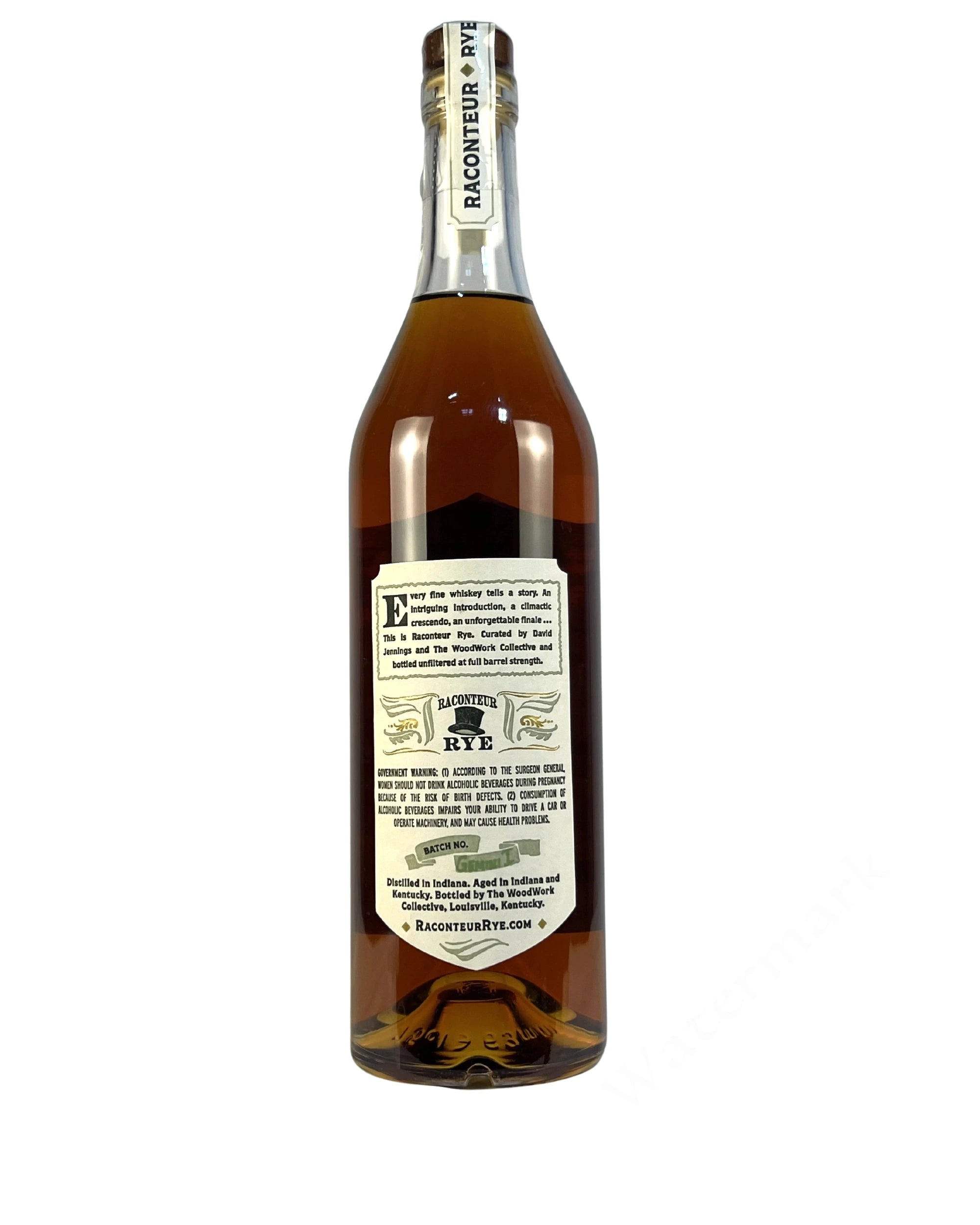 Raconteur Straight Rye Whiskey Finished in Mizunara Casks (Batch 1)