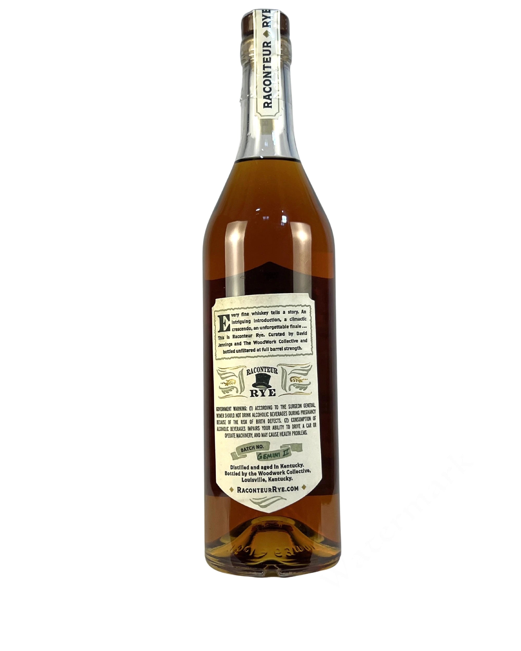 Raconteur Straight Rye Whiskey Finished in Mizunara Casks (Batch 2)