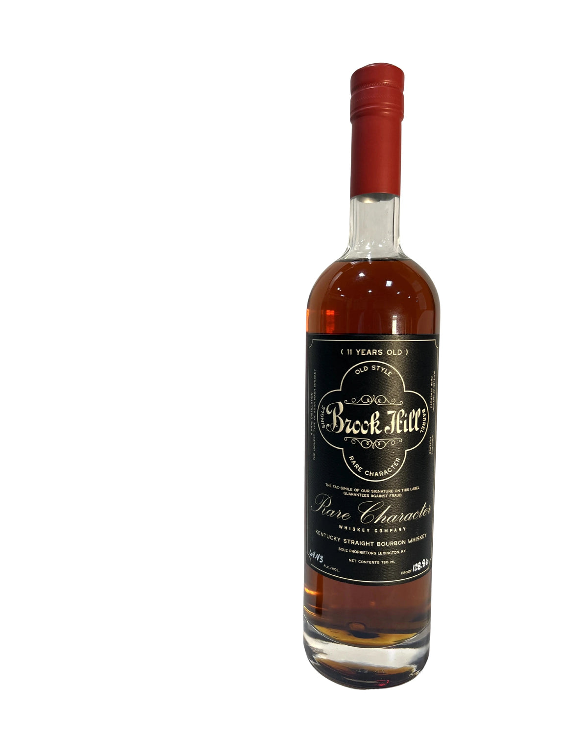 Rare Character Brook Hill Single Barrel Kentucky Straight Bourbon Whiskey 11 Year 128.9 Proof 750ml