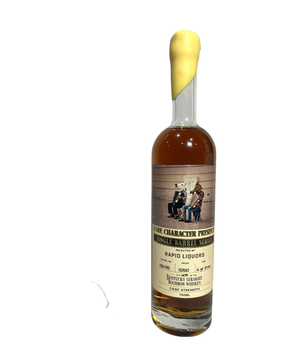 Rare Character Single Barrel Series Cask Strength 6 Year 8 Months 123.50 Proof (2024) 123.5 Proof 750ml Selected by  "Rapid Liquors"
