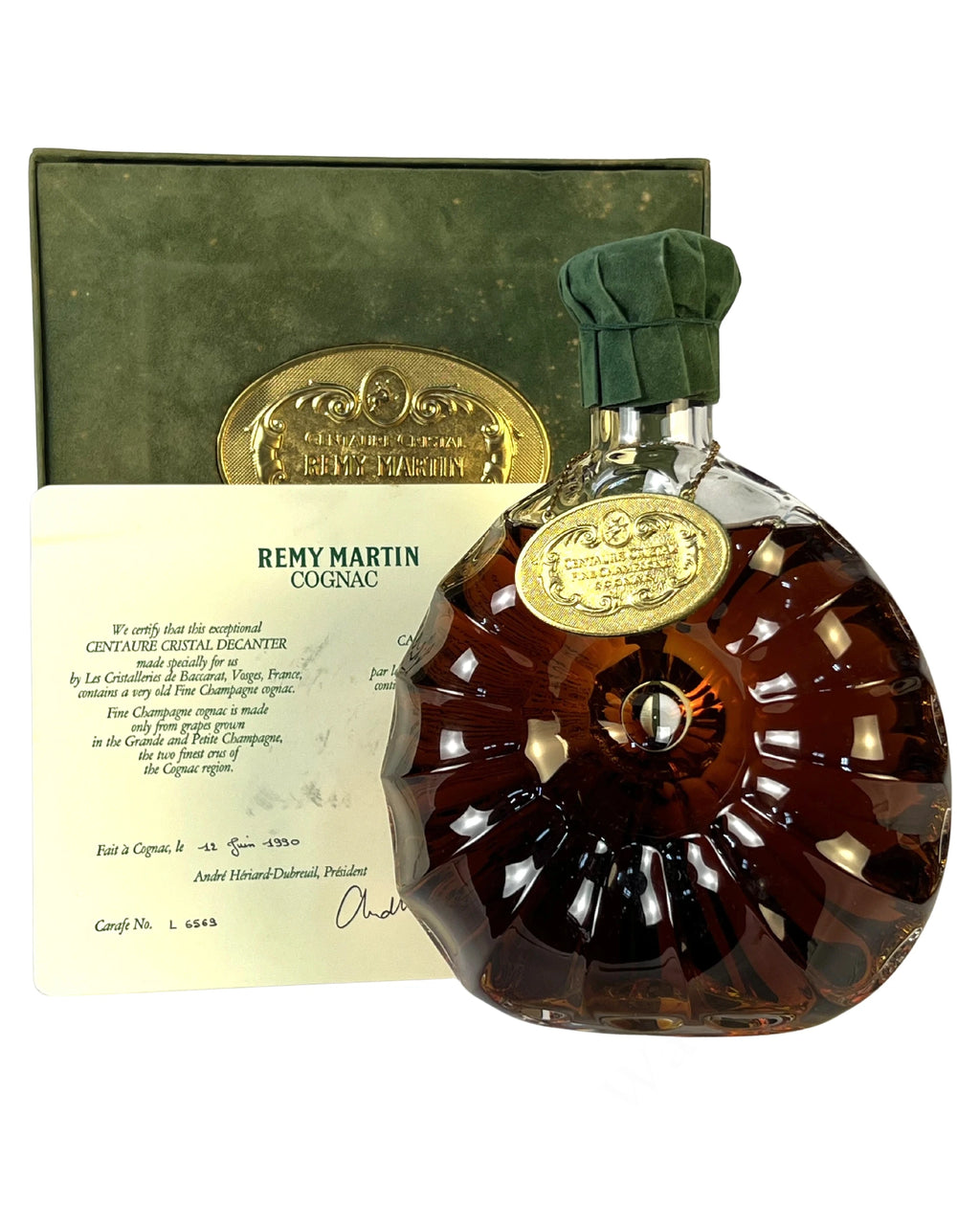 Remy Martin Centaur Cristal 1990 with gift box