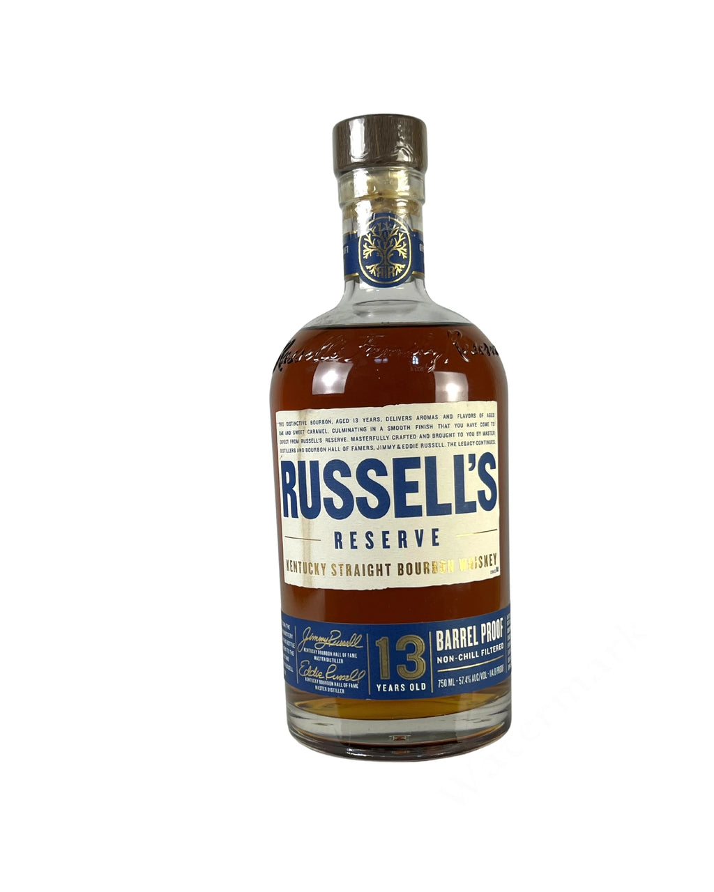 Russell's Reserve 13 Years batch 1 (stained label)