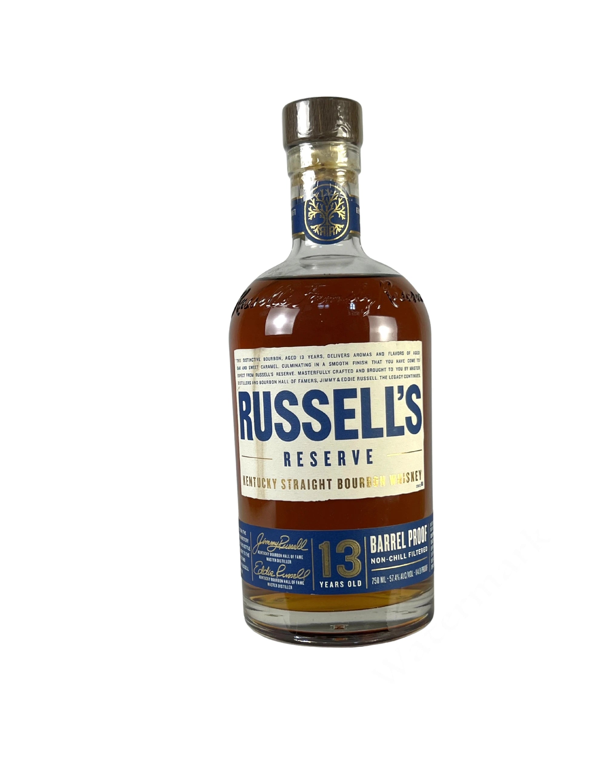 Russell's Reserve 13 Years batch 1 (stained label)