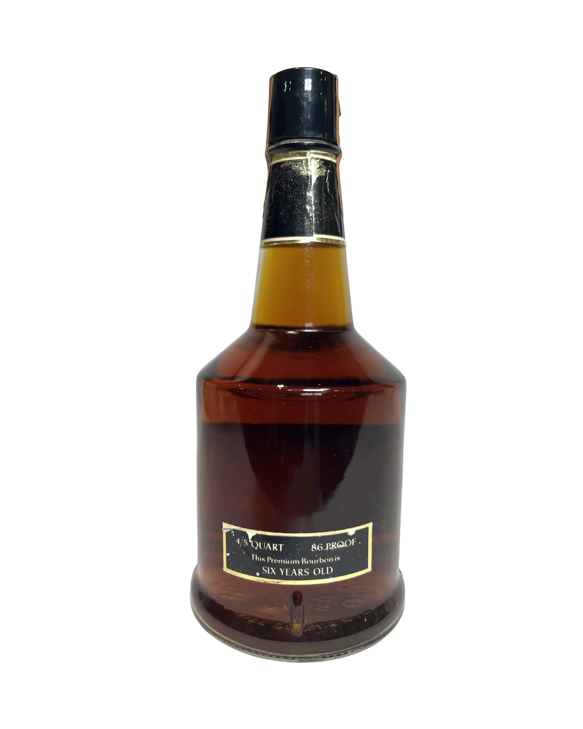 Seagram's Benchmark 6-Year 86 Proof (1974) Damaged Label 750ml