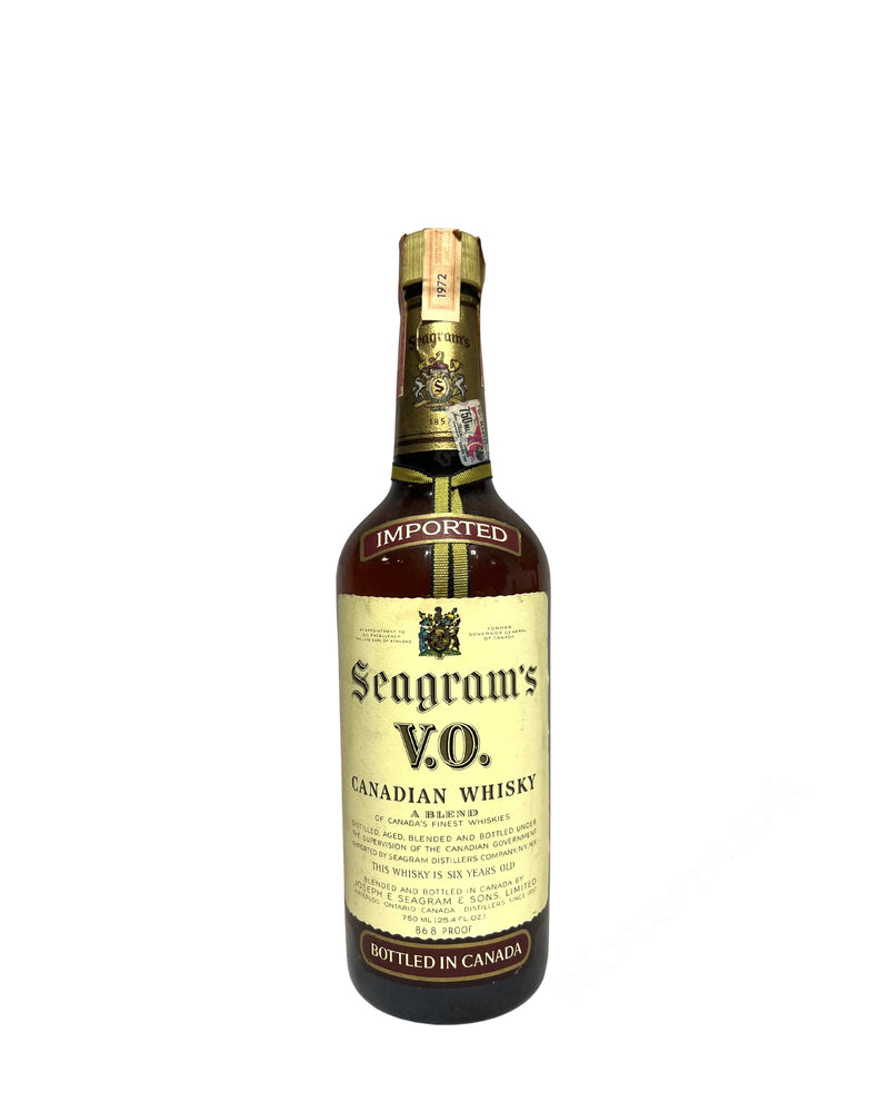 1972 Seagram's V.O. 86.8 Proof 750ml