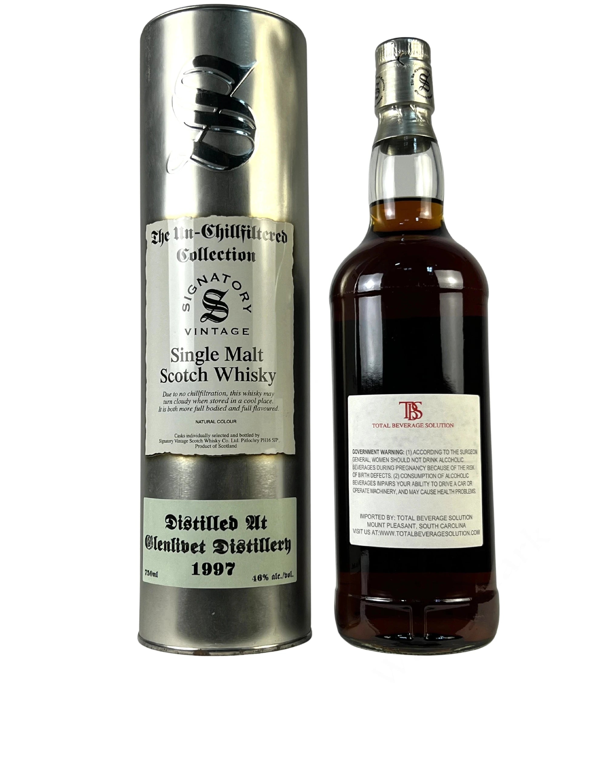 Signatory Unchillfiltered Collection Glenlivet 1997–2013