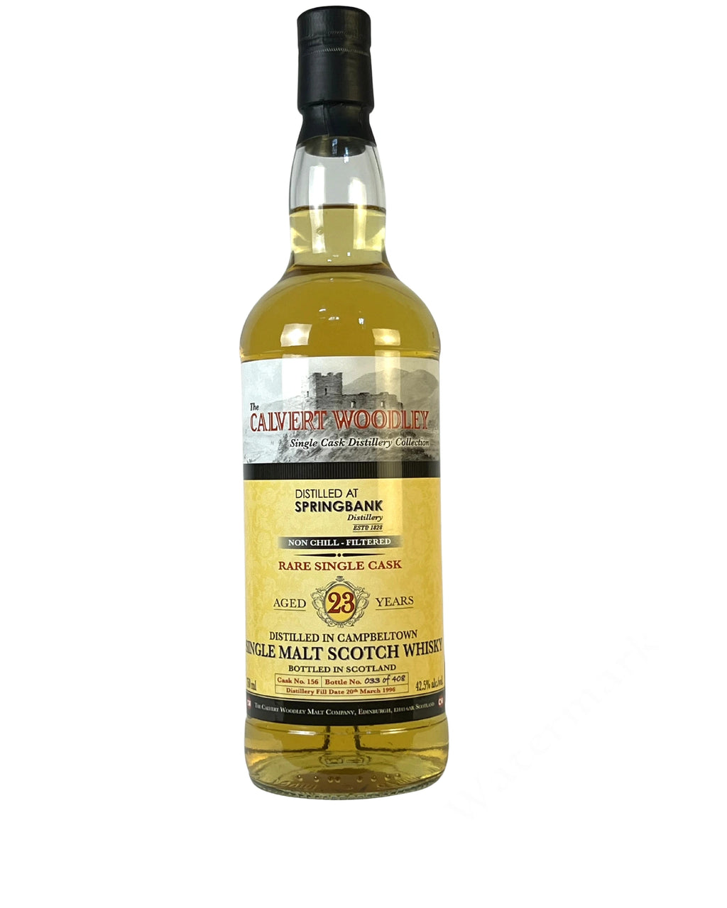 Springbank 23-year for Calvert Woodley 1996