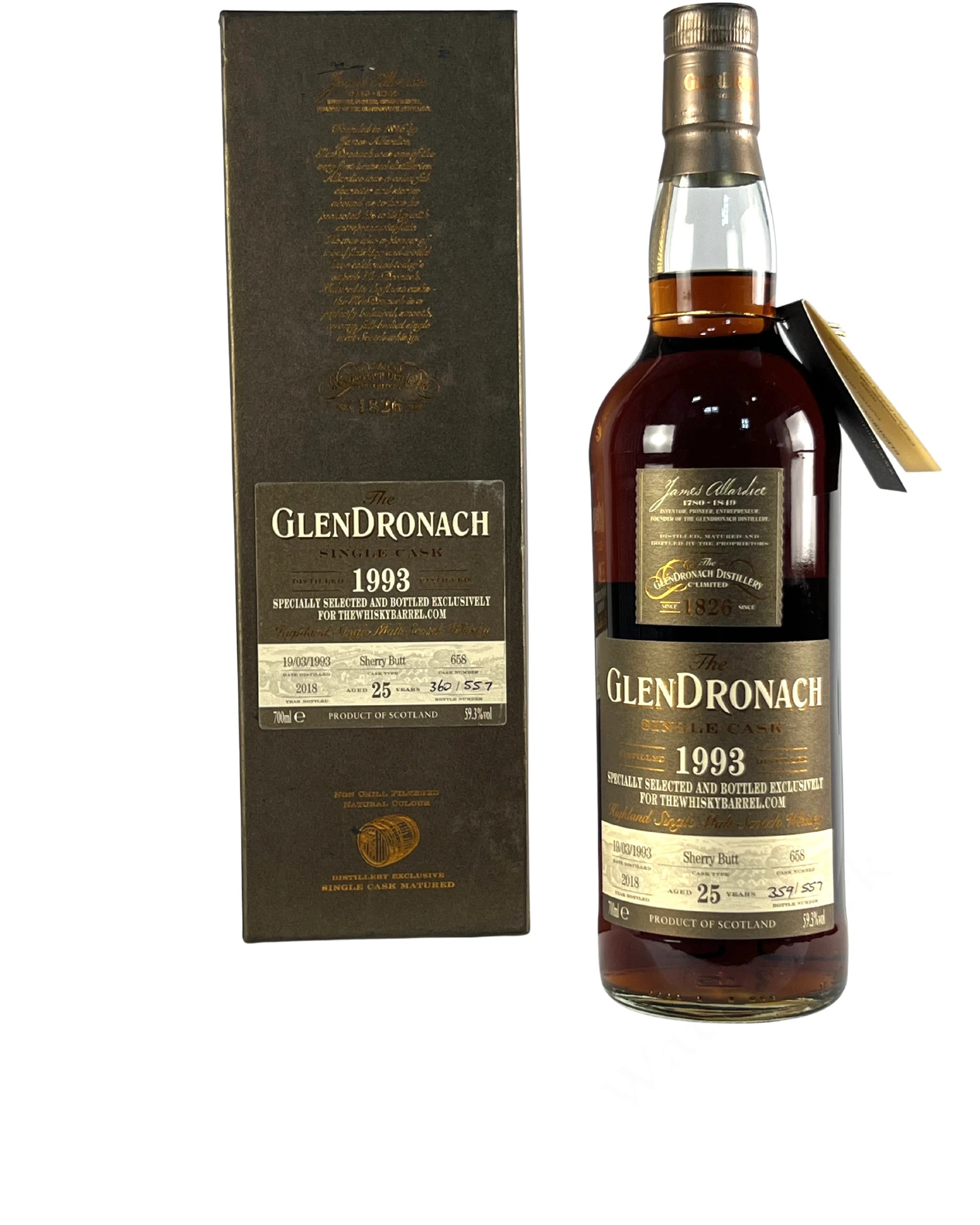 The Glendronach Single Cask 1993 25-year