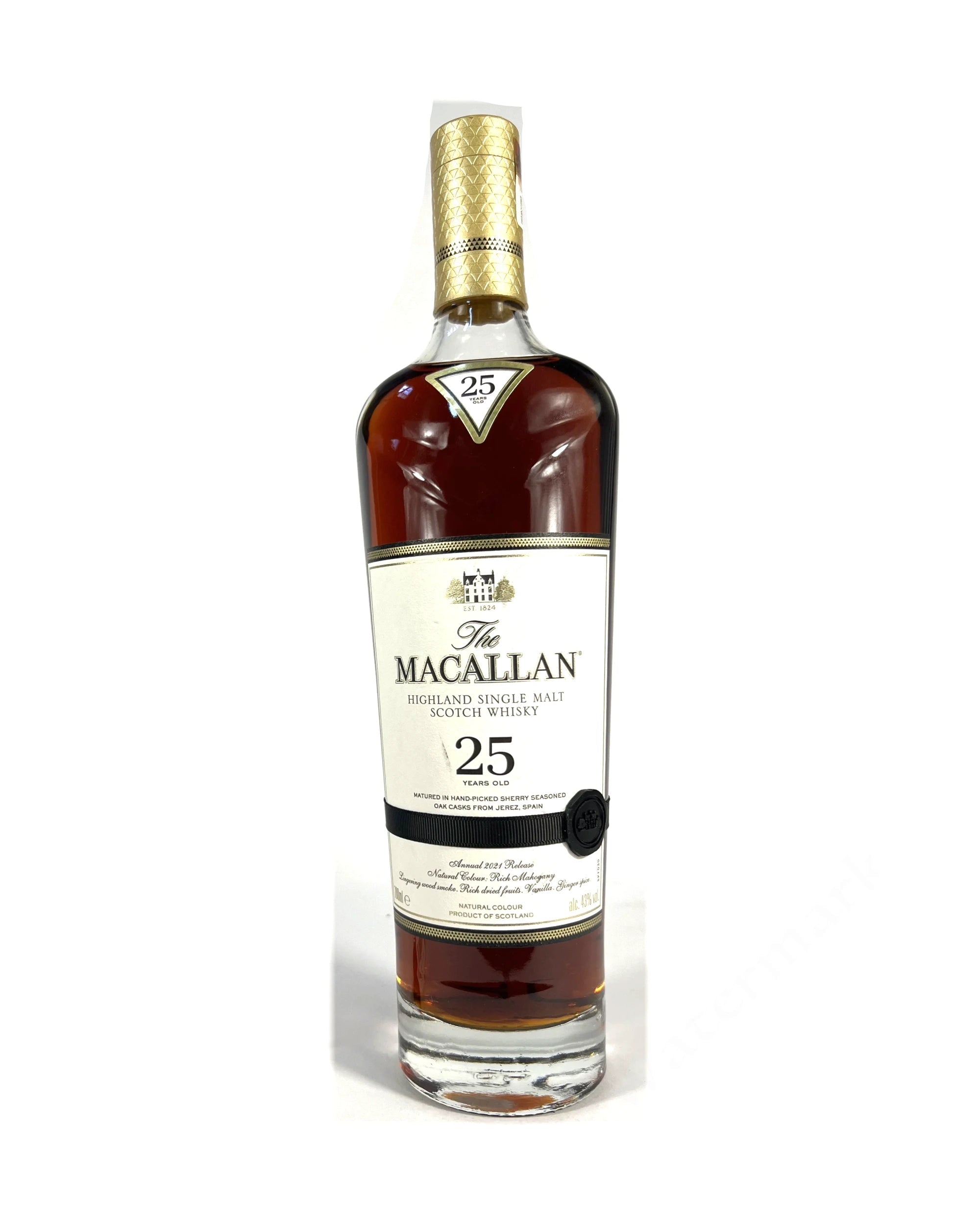 The Macallan 25-year Sherry Cask 2021 700ml (no box)