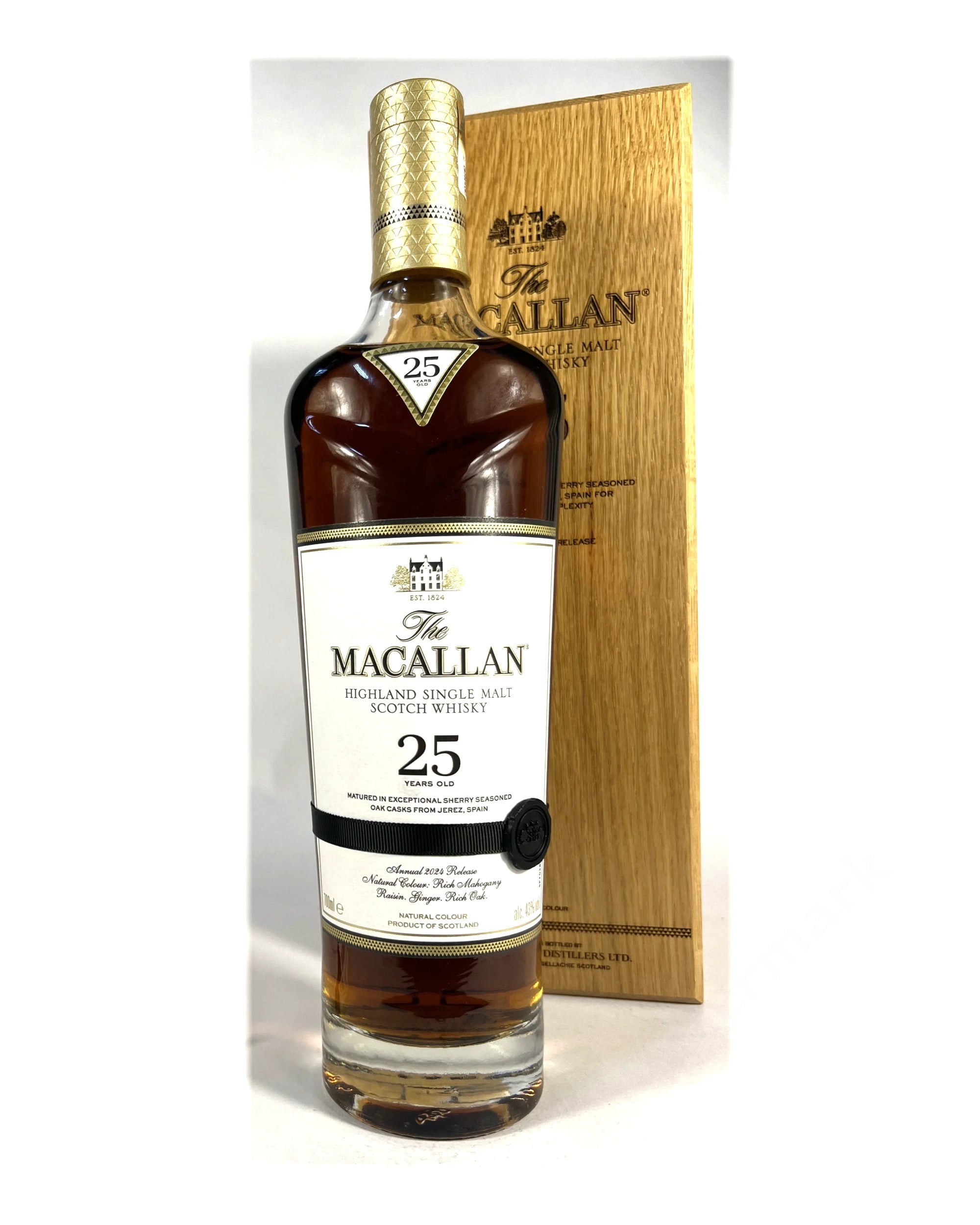 The Macallan 25-year Sherry Cask 2024 700ml