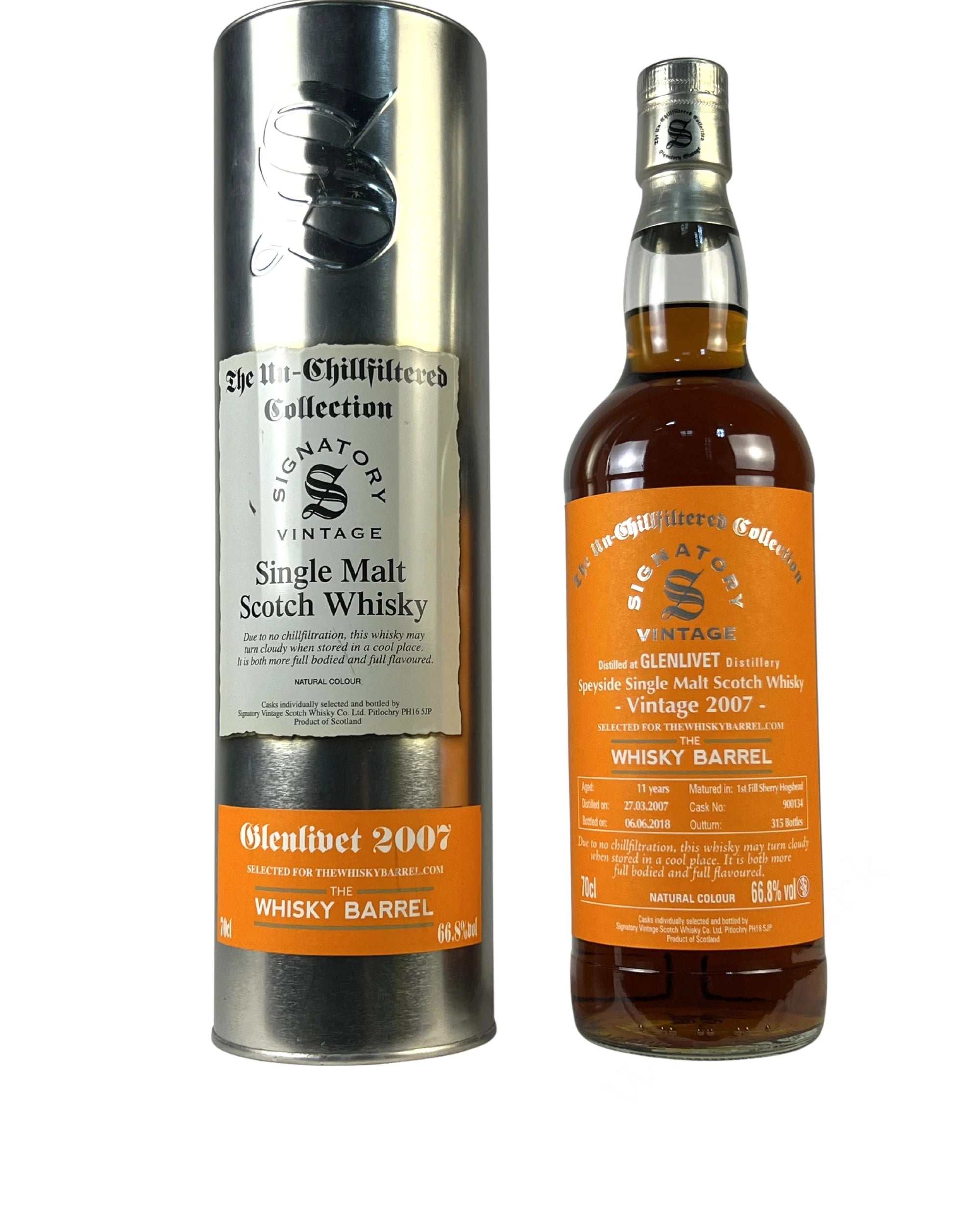 Signatory Glenlivet 2007–2018