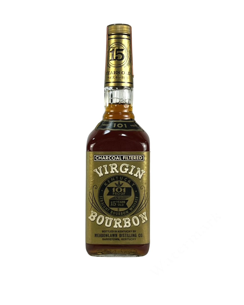 Virgin 15-year 101 proof (Heaven Hill pre-fire) 1987