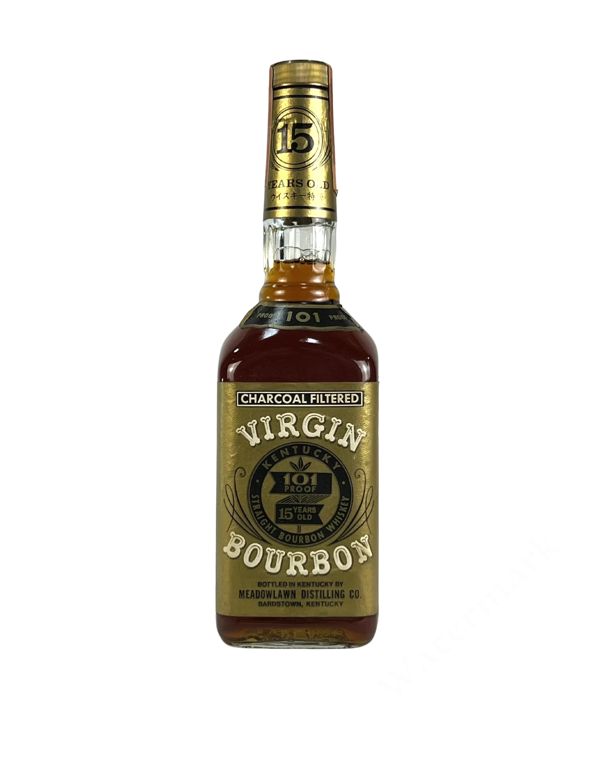 Virgin 15-year 101 proof (Heaven Hill pre-fire) 1987