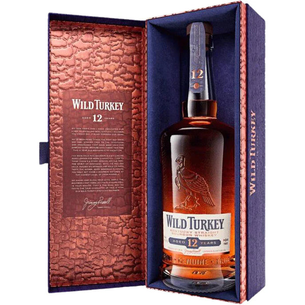 Wild Turkey 12 Year 101 proof for Japan with presentation box