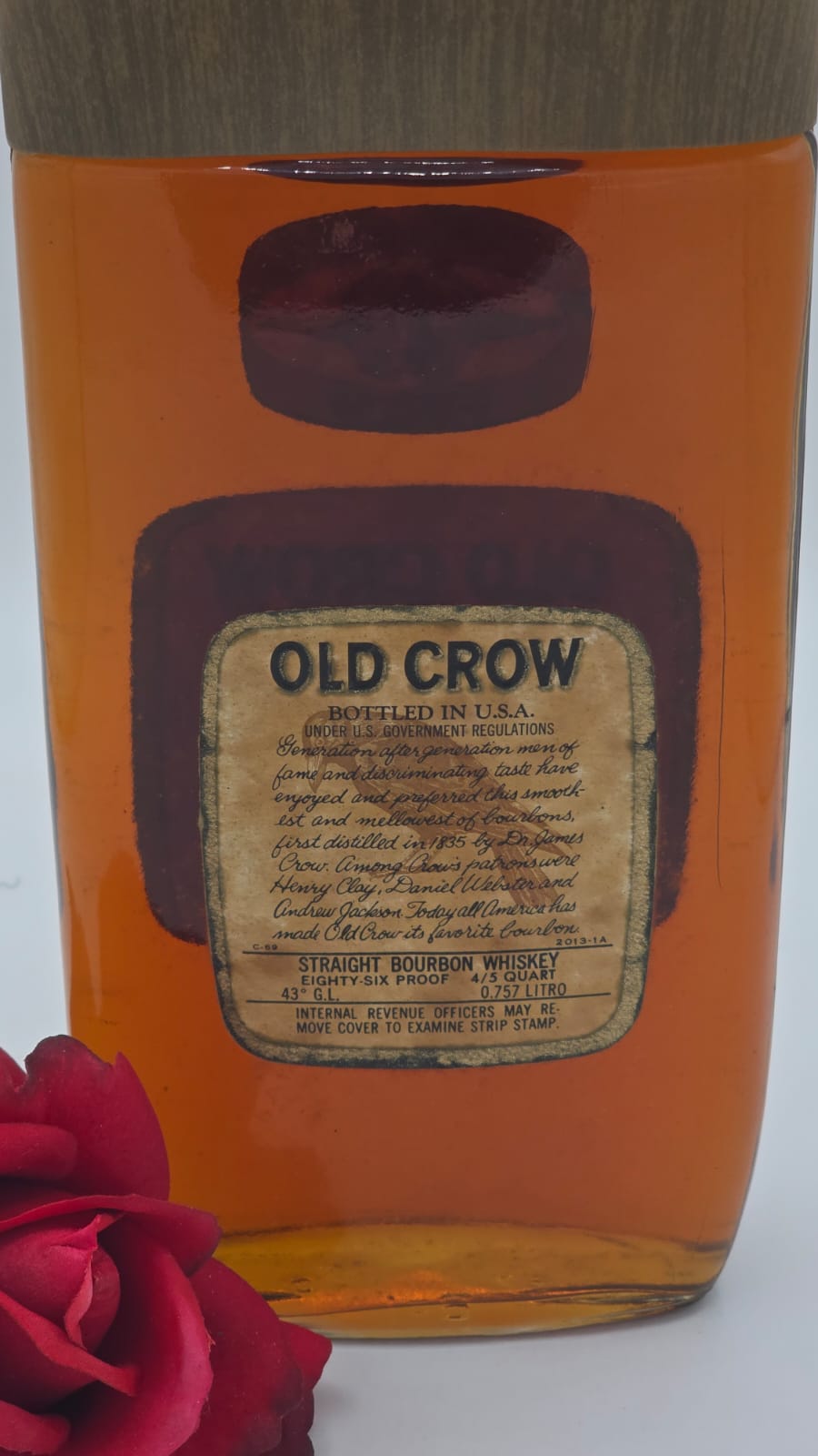 Old Crow Traveller's Fifth 86pf 1969 (National Distillers)