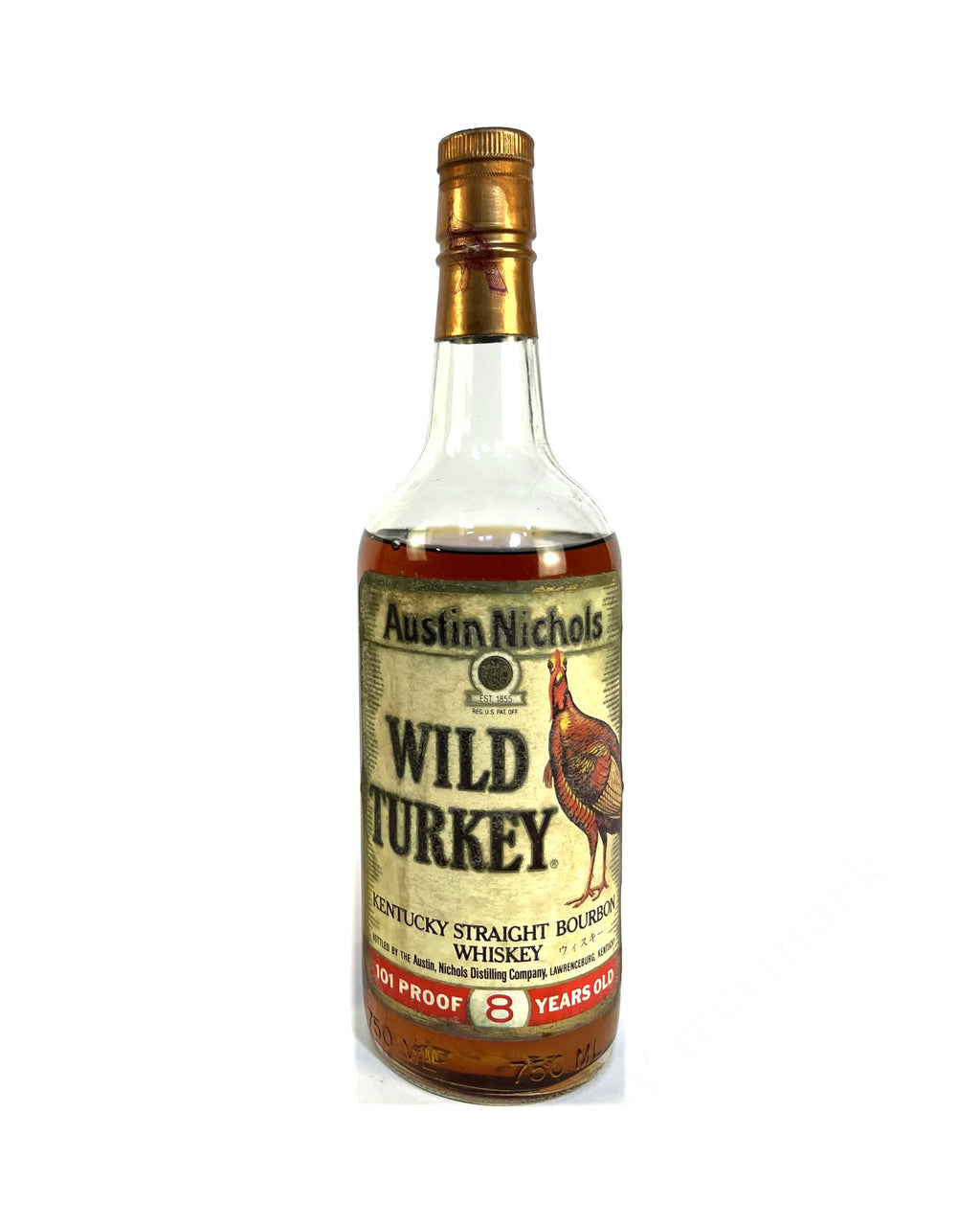 Wild Turkey 8/101 1992 750ml (low fill)