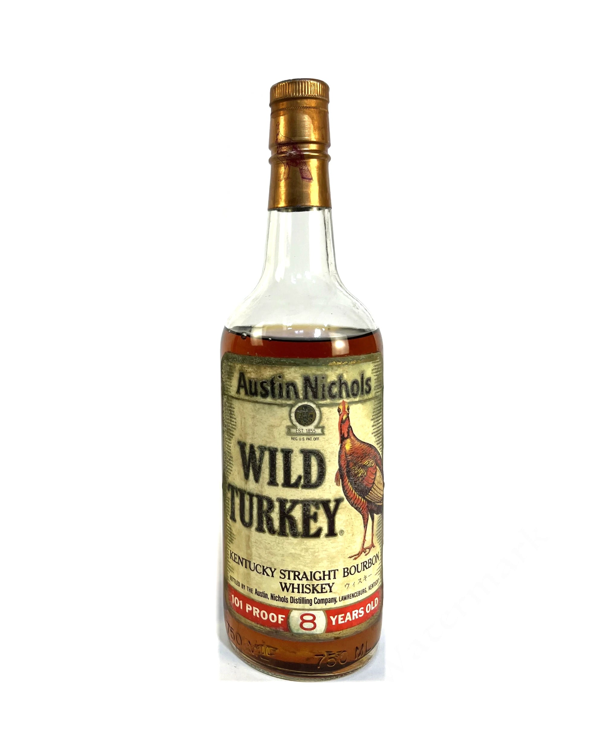 Wild Turkey 8/101 1992 750ml (low fill)