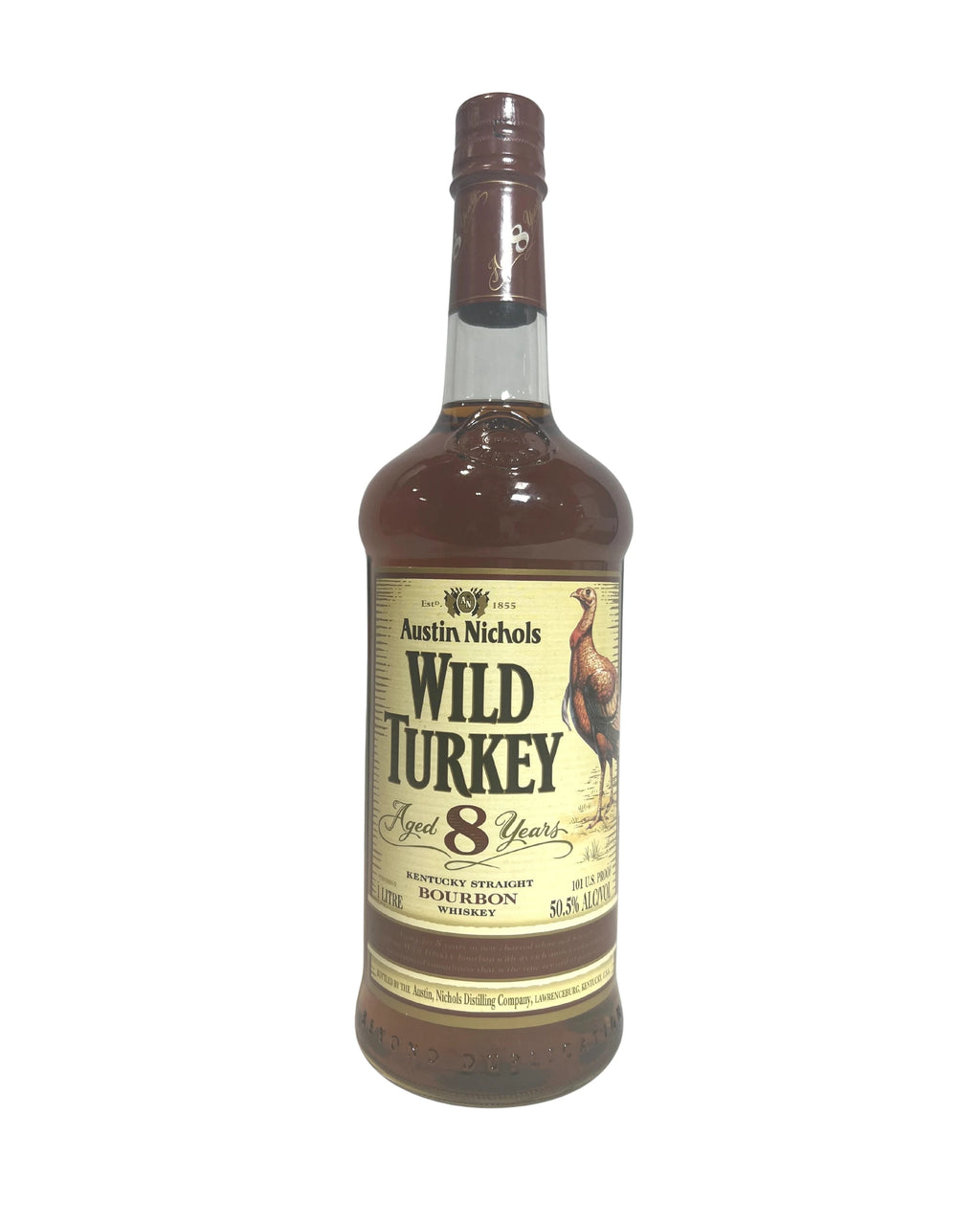 Wild Turkey 8-Year 101 Proof Liter (Early 2000's)