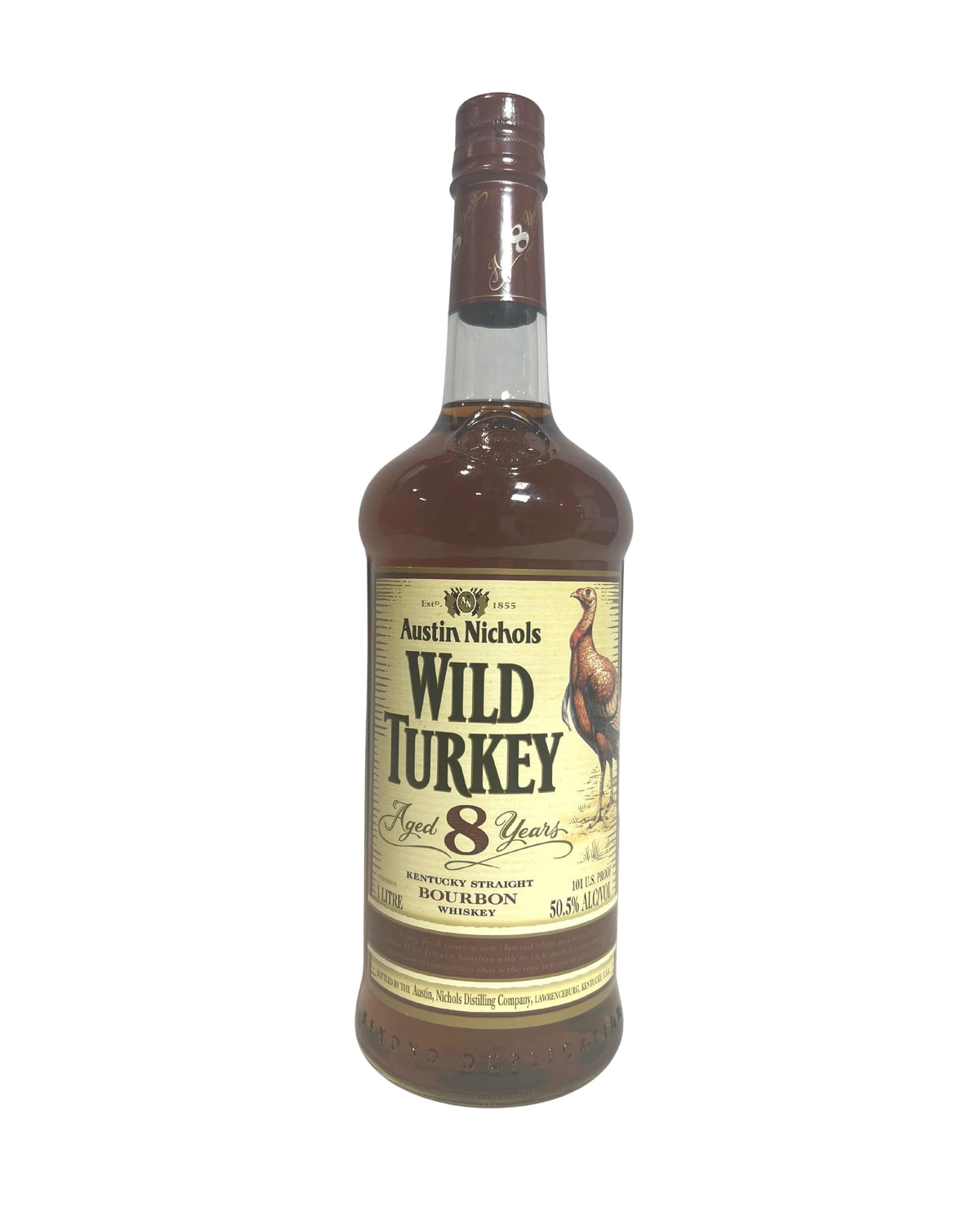 Wild Turkey 8-Year 101 Proof Liter (Early 2000's)