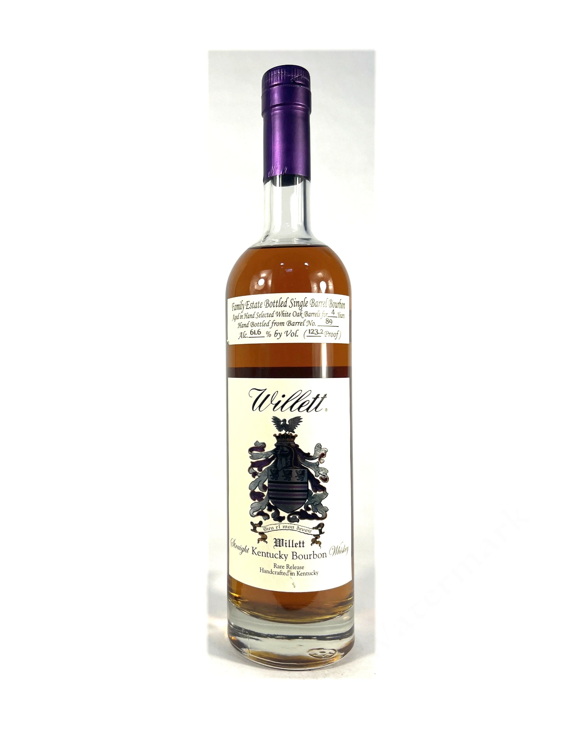 Willett Family Estate Single Barrel 4-year Bourbon for Bonili