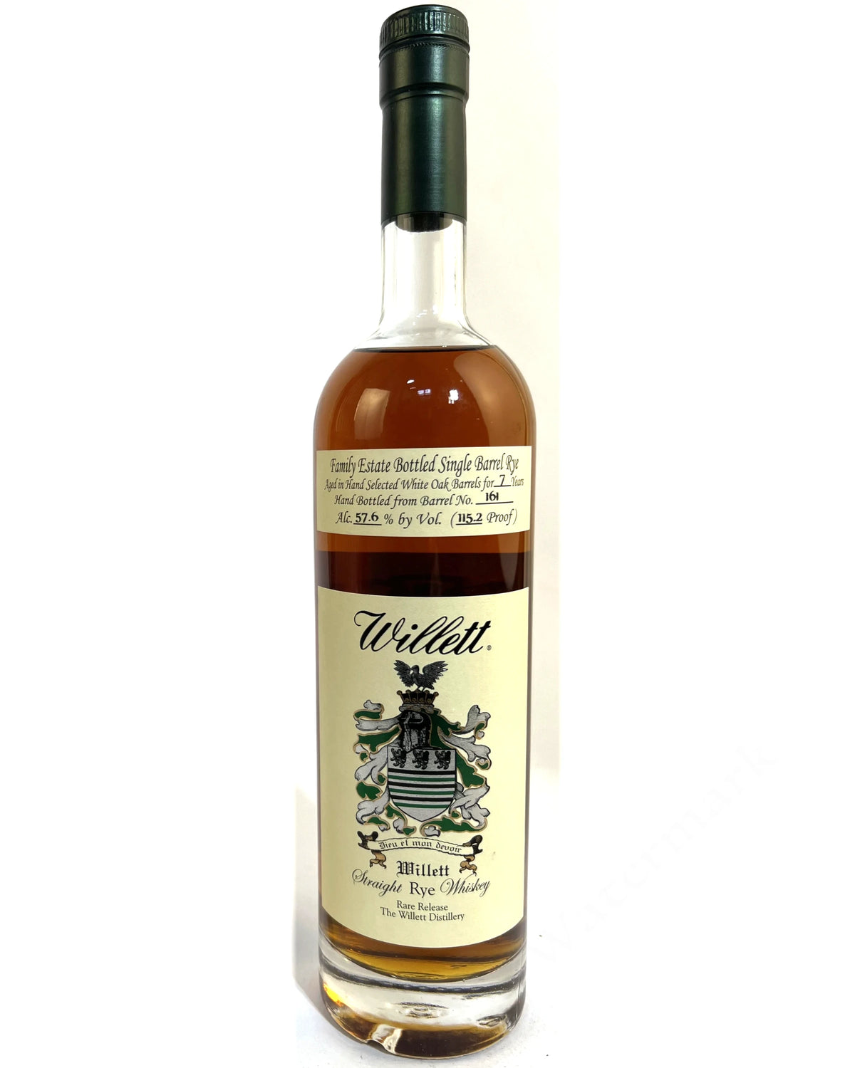 Willett 7 Year Single Barrel Rye (#161) 115.2 Proof 750ml