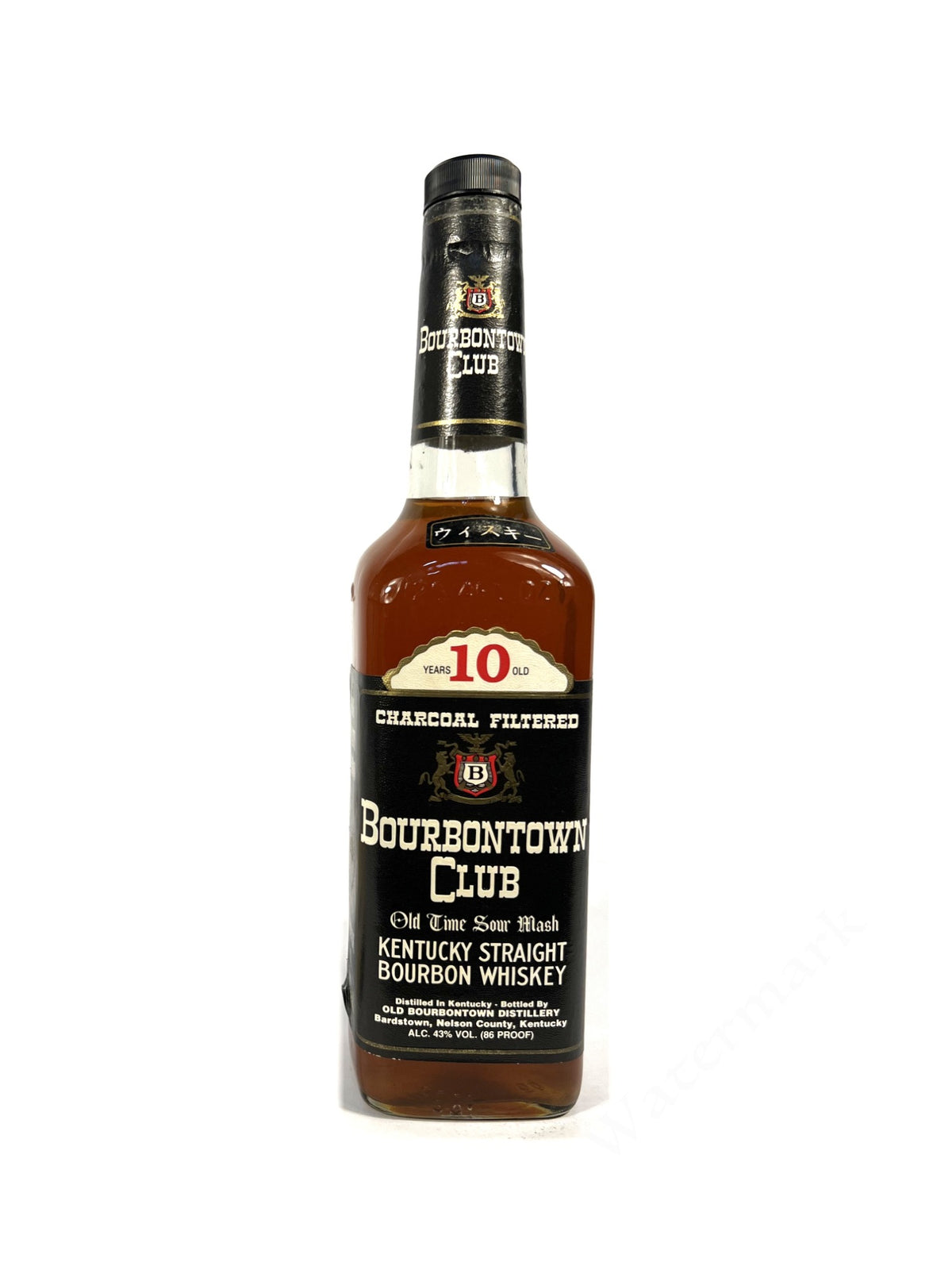 1989 Willett/KBD Bourbontown 10 Year 86 Proof 750ml