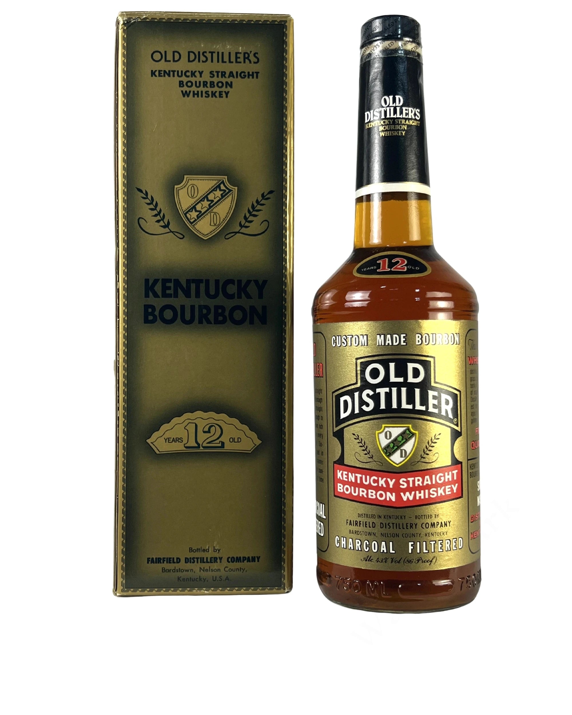 Willett/KBD Old Distiller 12-year 86pf. 1990's