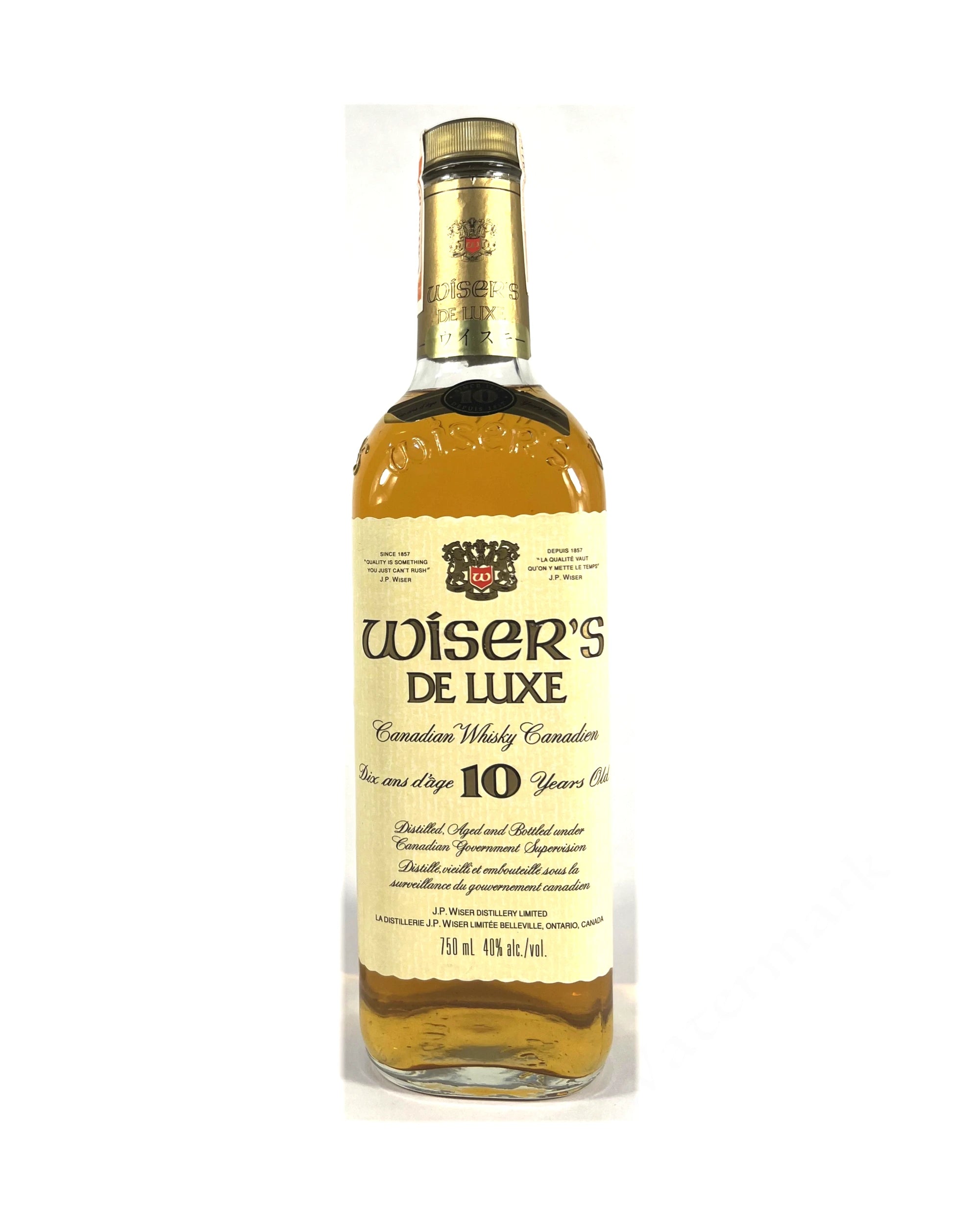 Wiser's 10-year (1980's?)