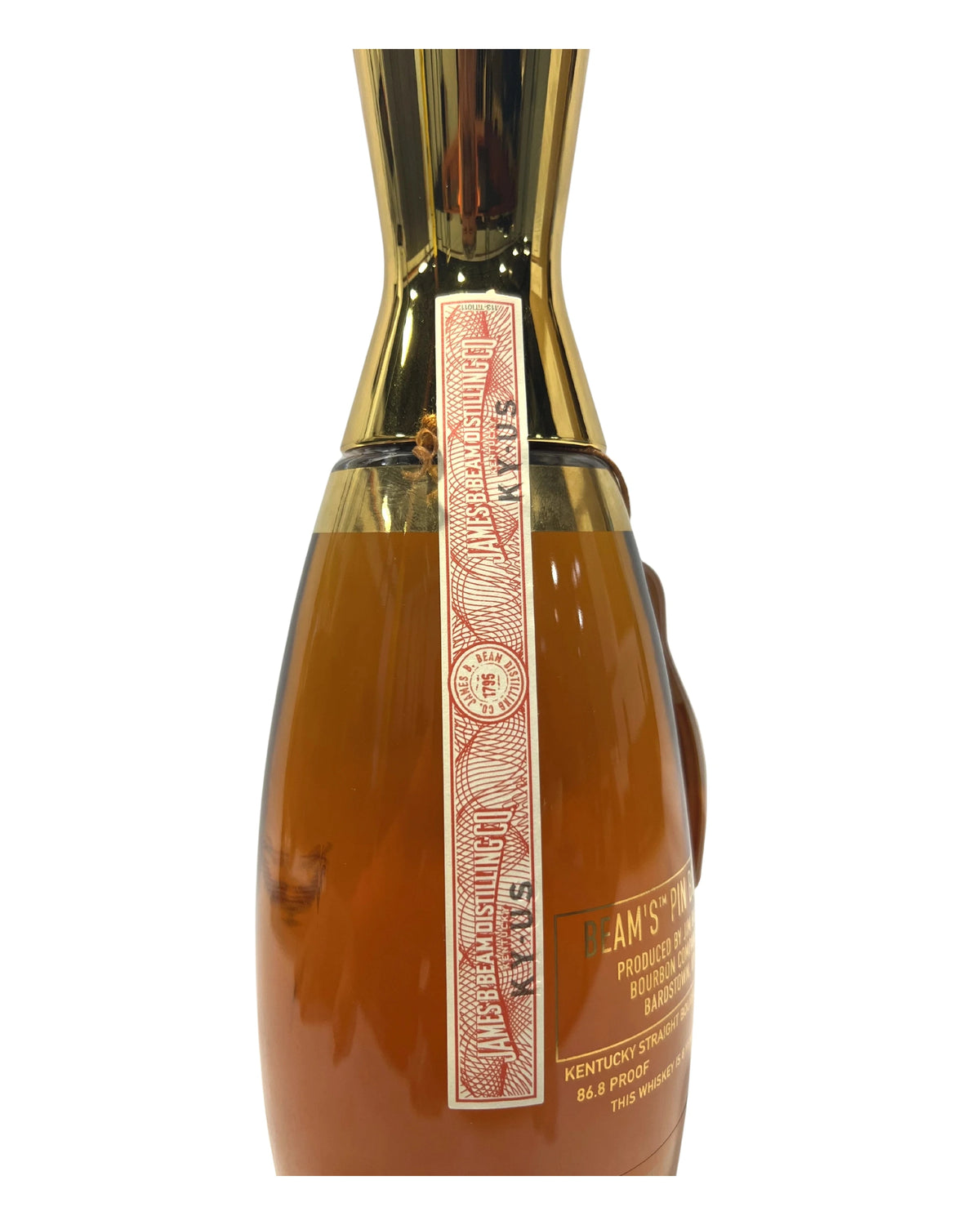 Jim Beam Bowling Pin Bottle -bottle detail 1