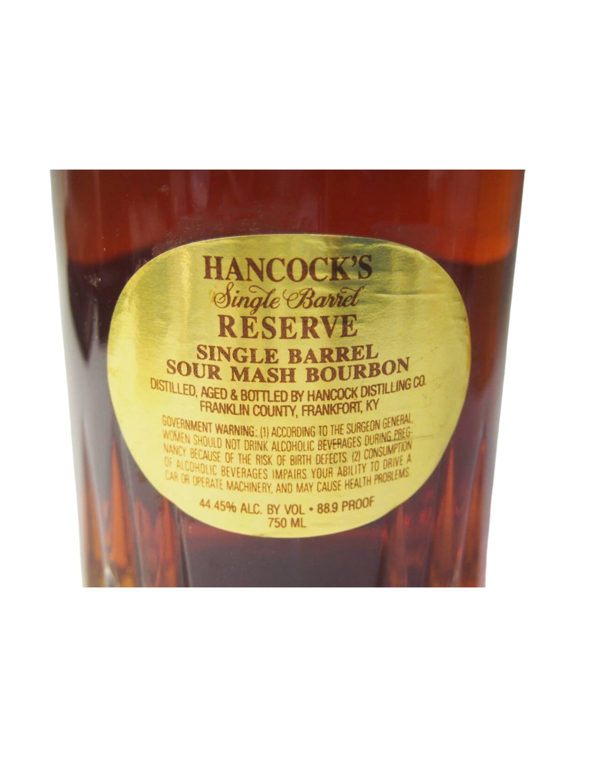 PRE-ARRIVAL Hancock's Single Barrel Reserve 1990's 88.9 Proof 750ml (comes in 2–3 weeks)
