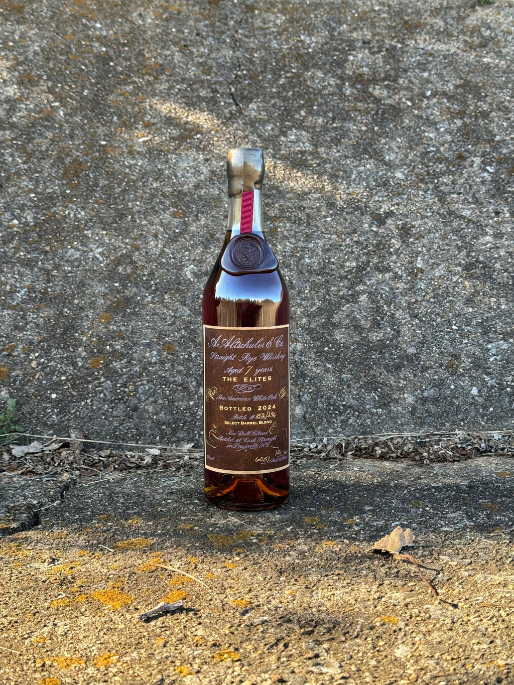 A. Altschuler & Co. "The Elites" Rye 121 proof