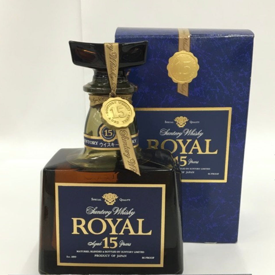 Suntory "Royal" 15yr Blue Label 1990's 750ml with box