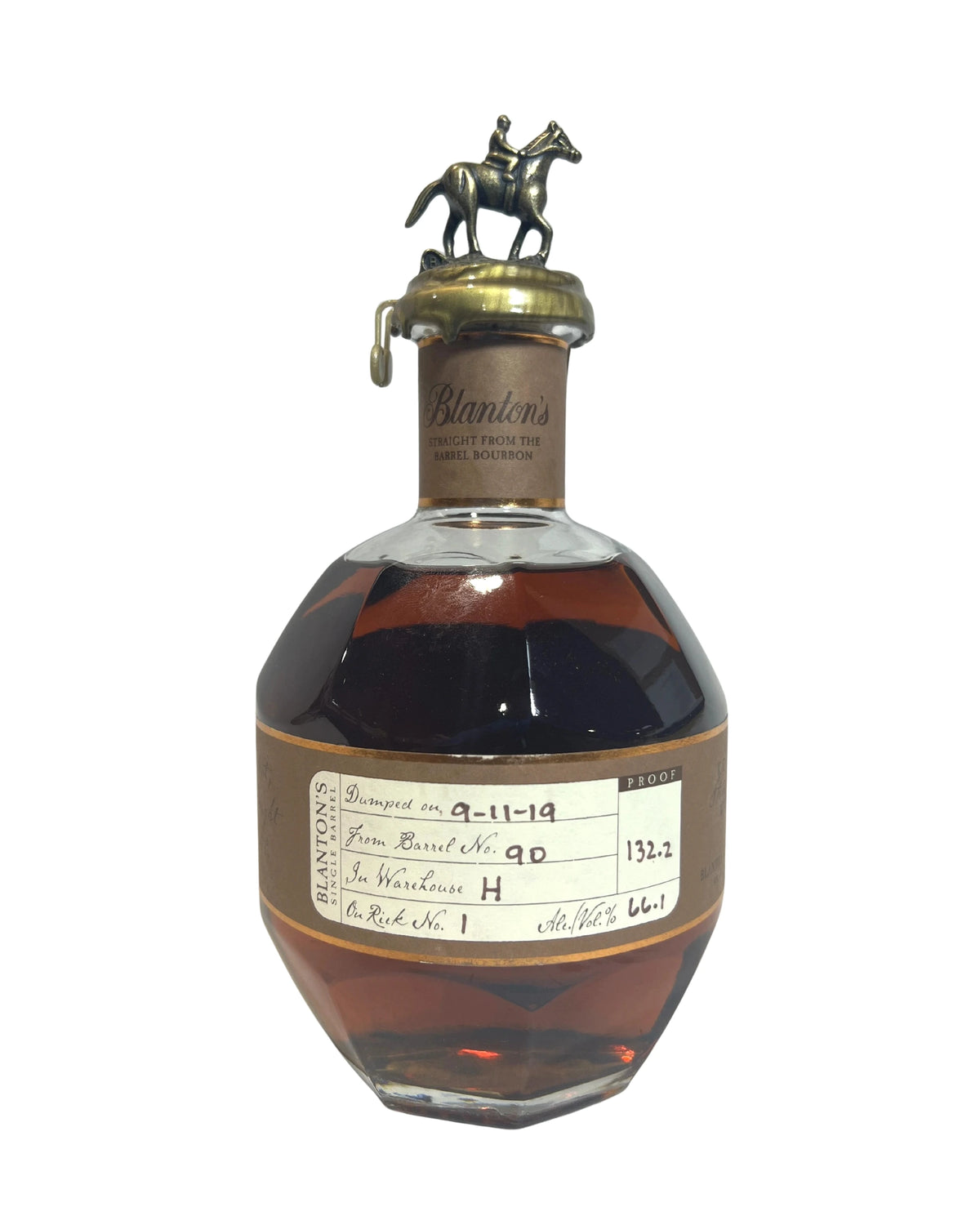 Blanton's Straight From The Barrel 132.2pf. 2019 750ml -bottle front