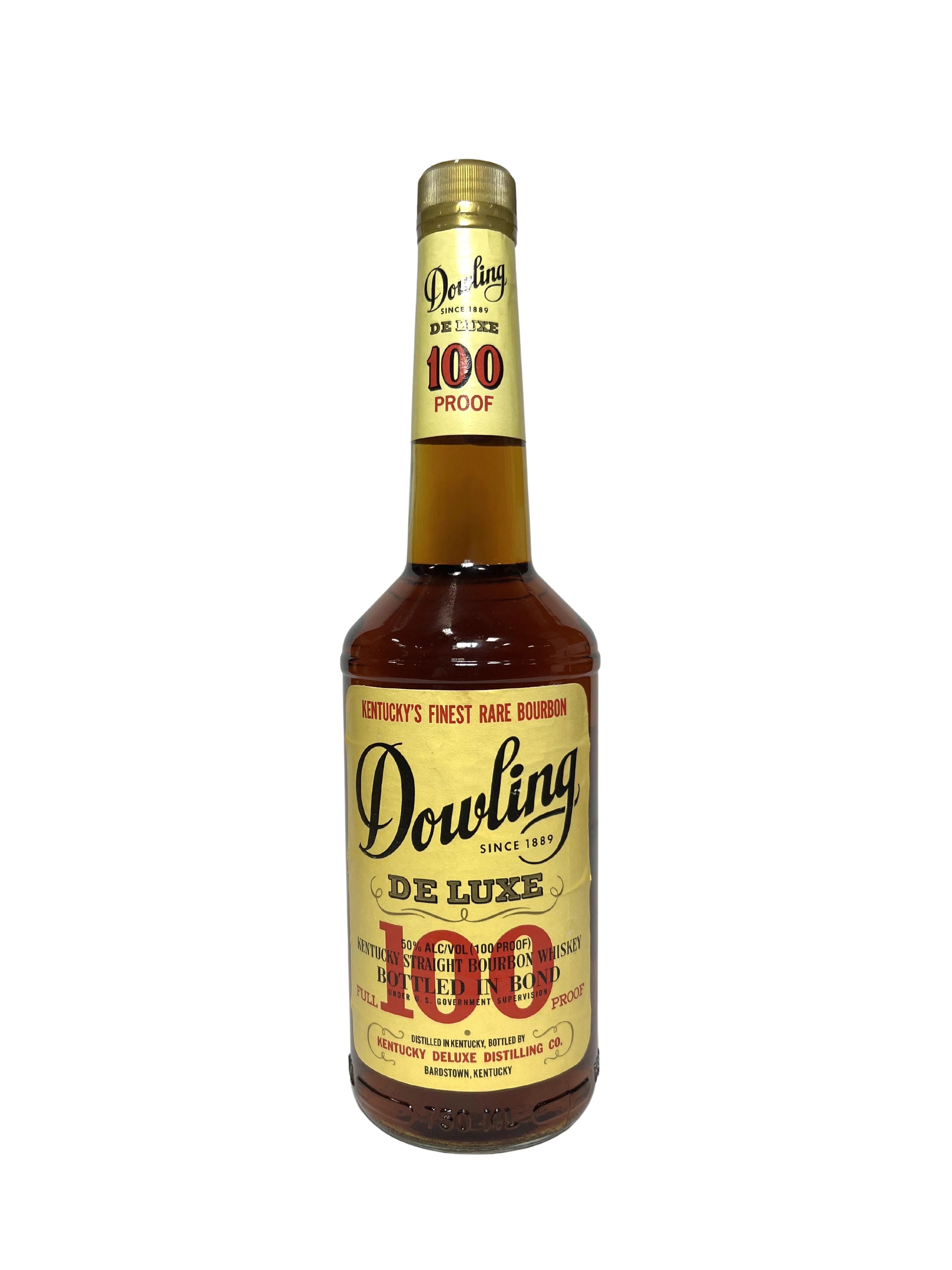 Dowling De Luxe BIB 1994 (pre-fire) -bottle front