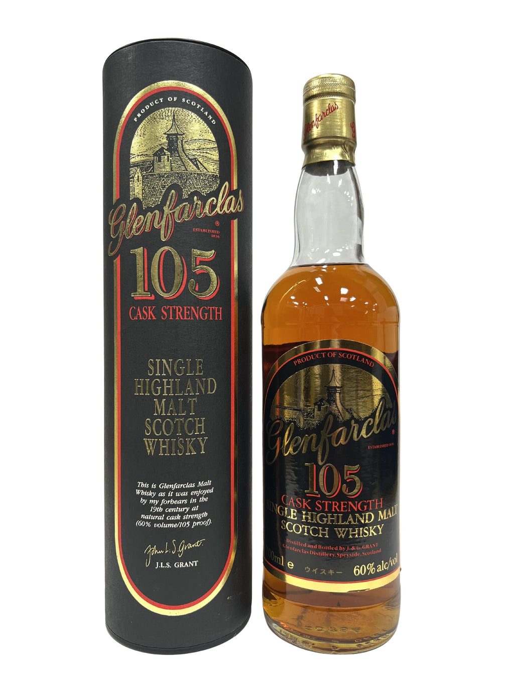 Glenfarclas 105 Stripe Label circa 2006 -bottle front