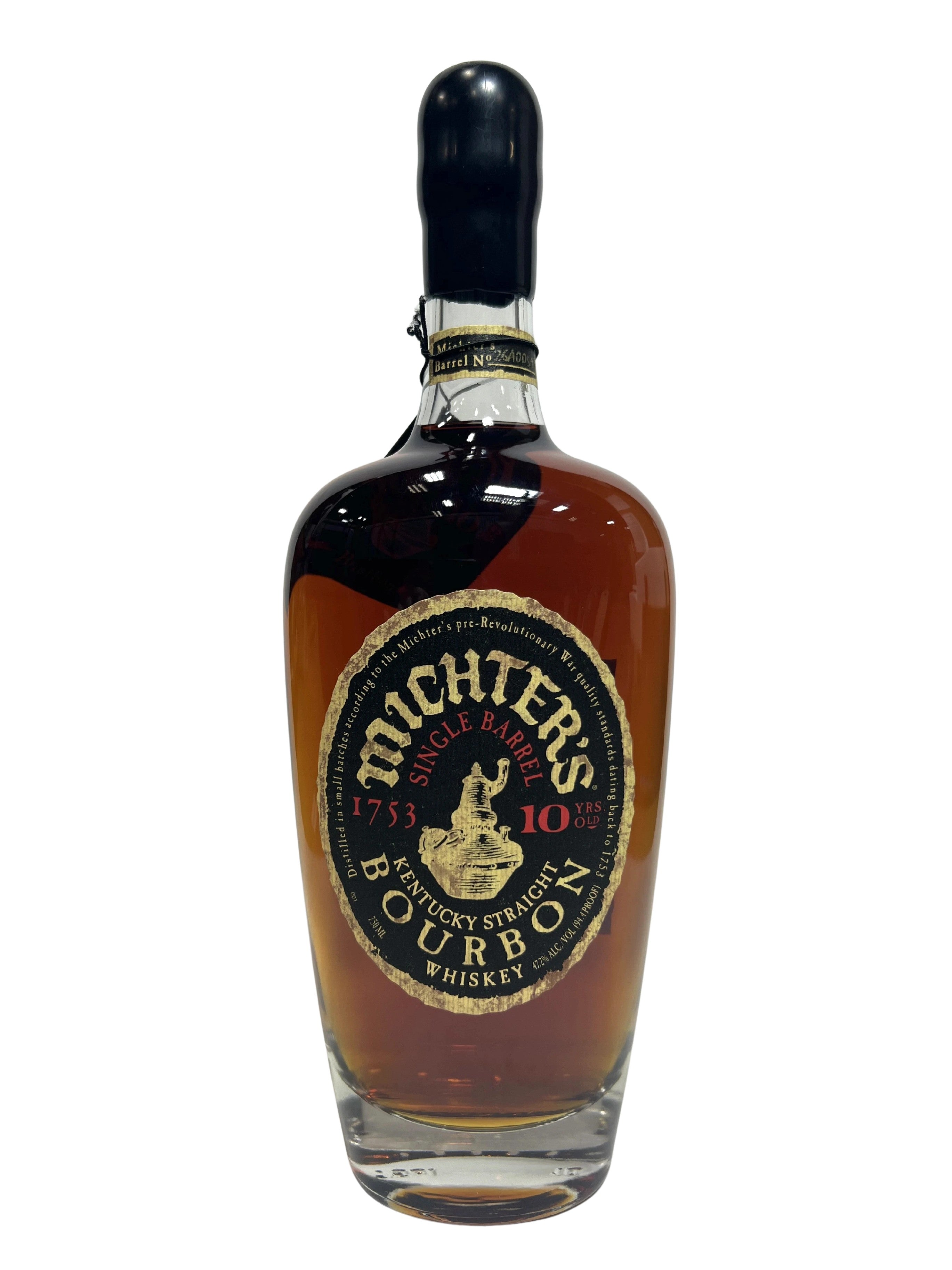 Michter's 10-Year Bourbon 2026 Barrel 26A0059 -bottle front