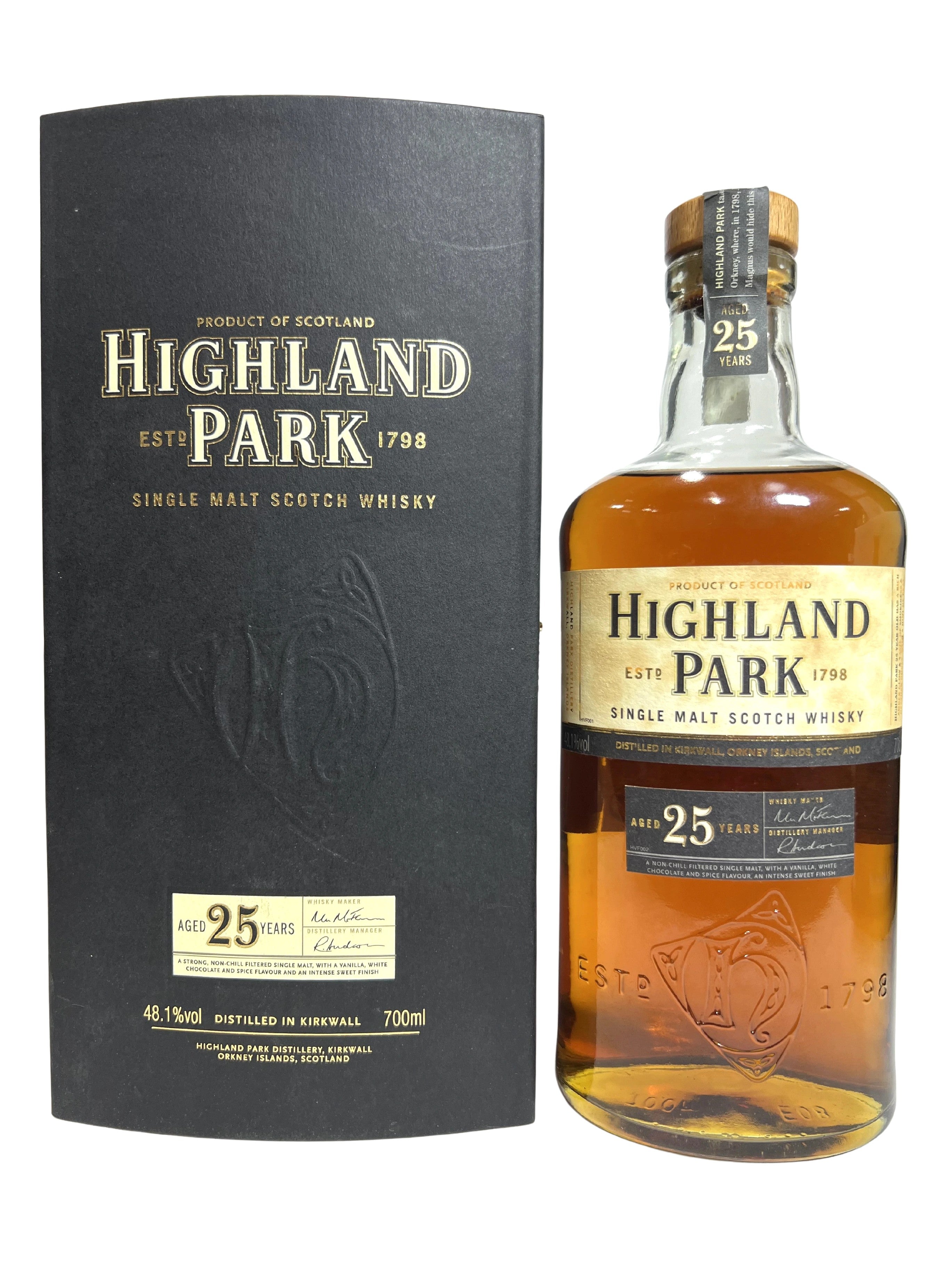 Highland Park 25 Year 2006/2007 (700ml) -bottle front